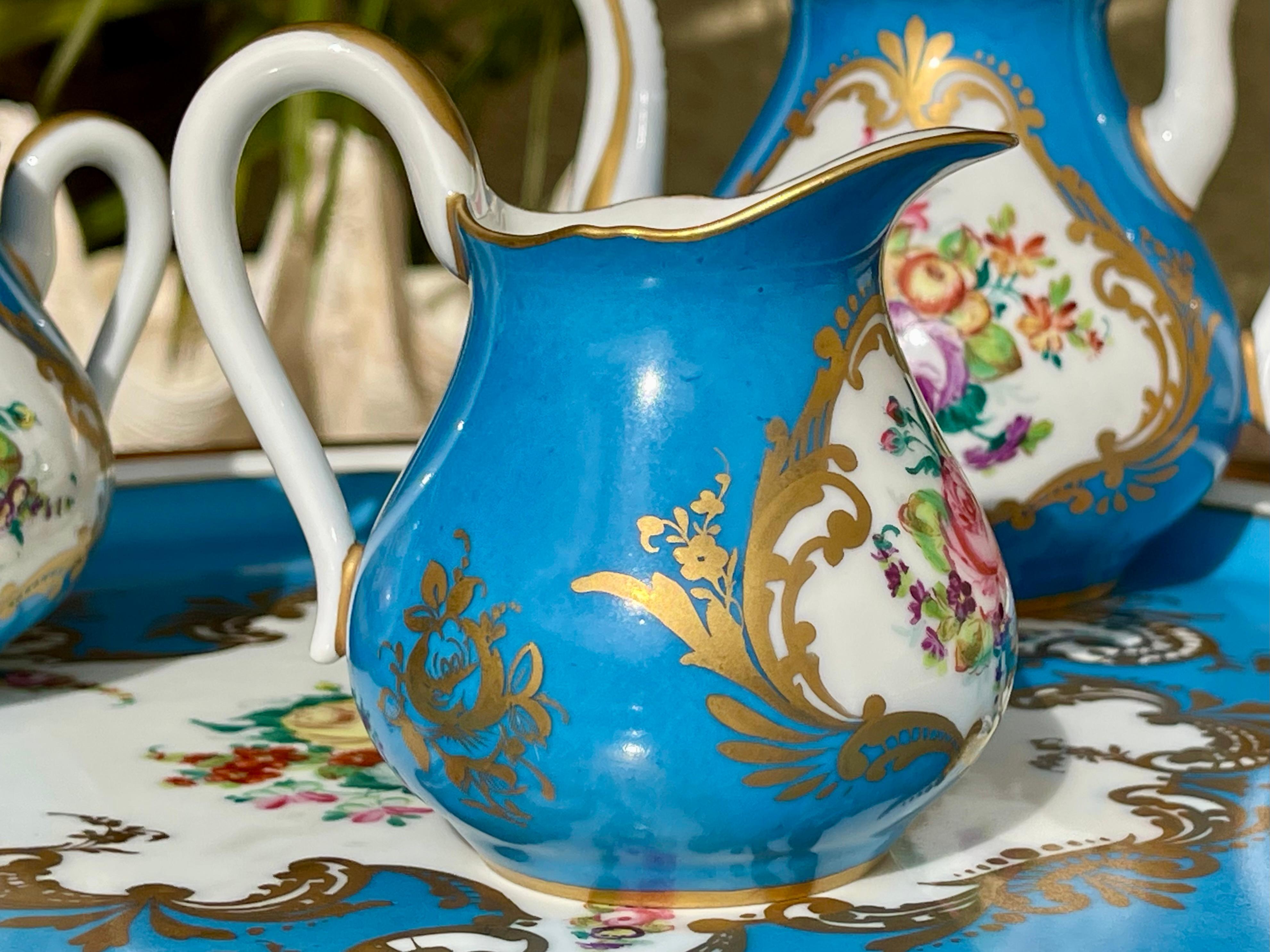 Limoges - Porcelain Tea/coffee Service For Sale 4