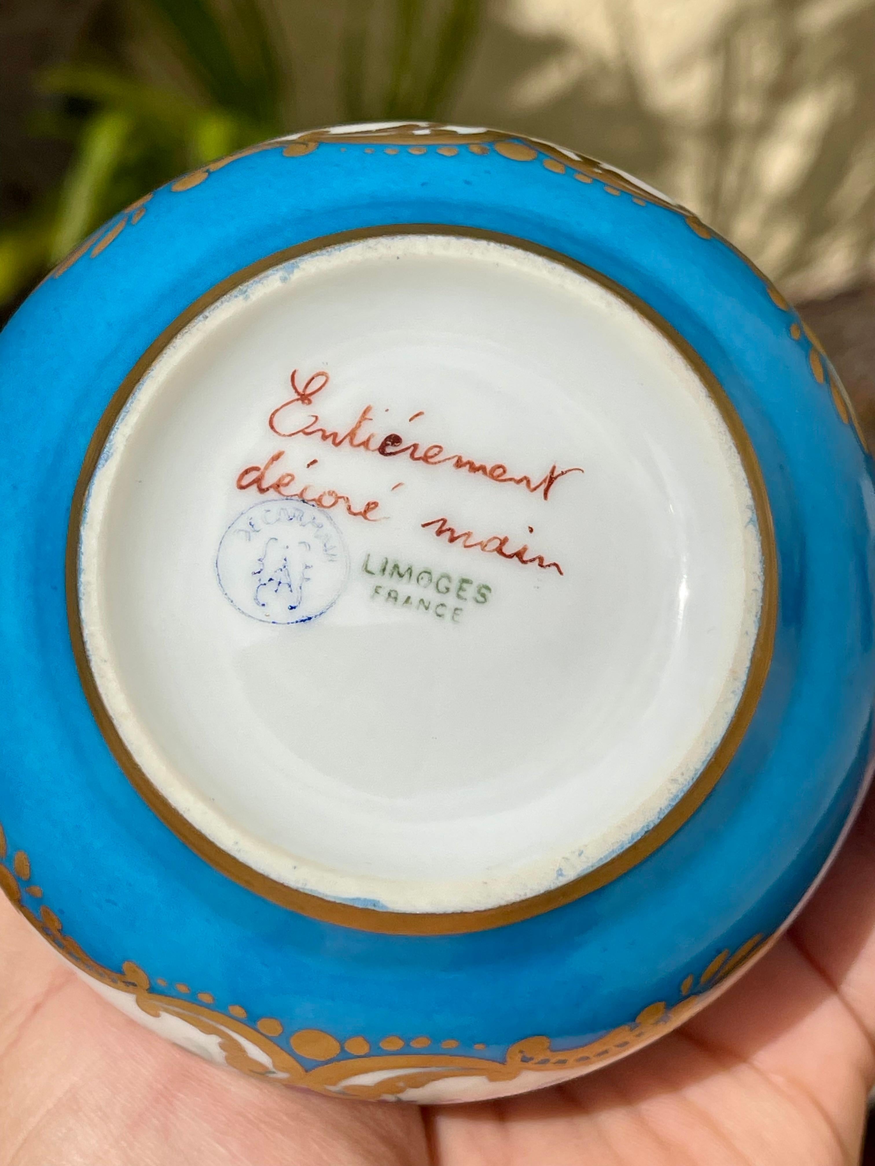 Limoges - Porcelain Tea/coffee Service For Sale 7