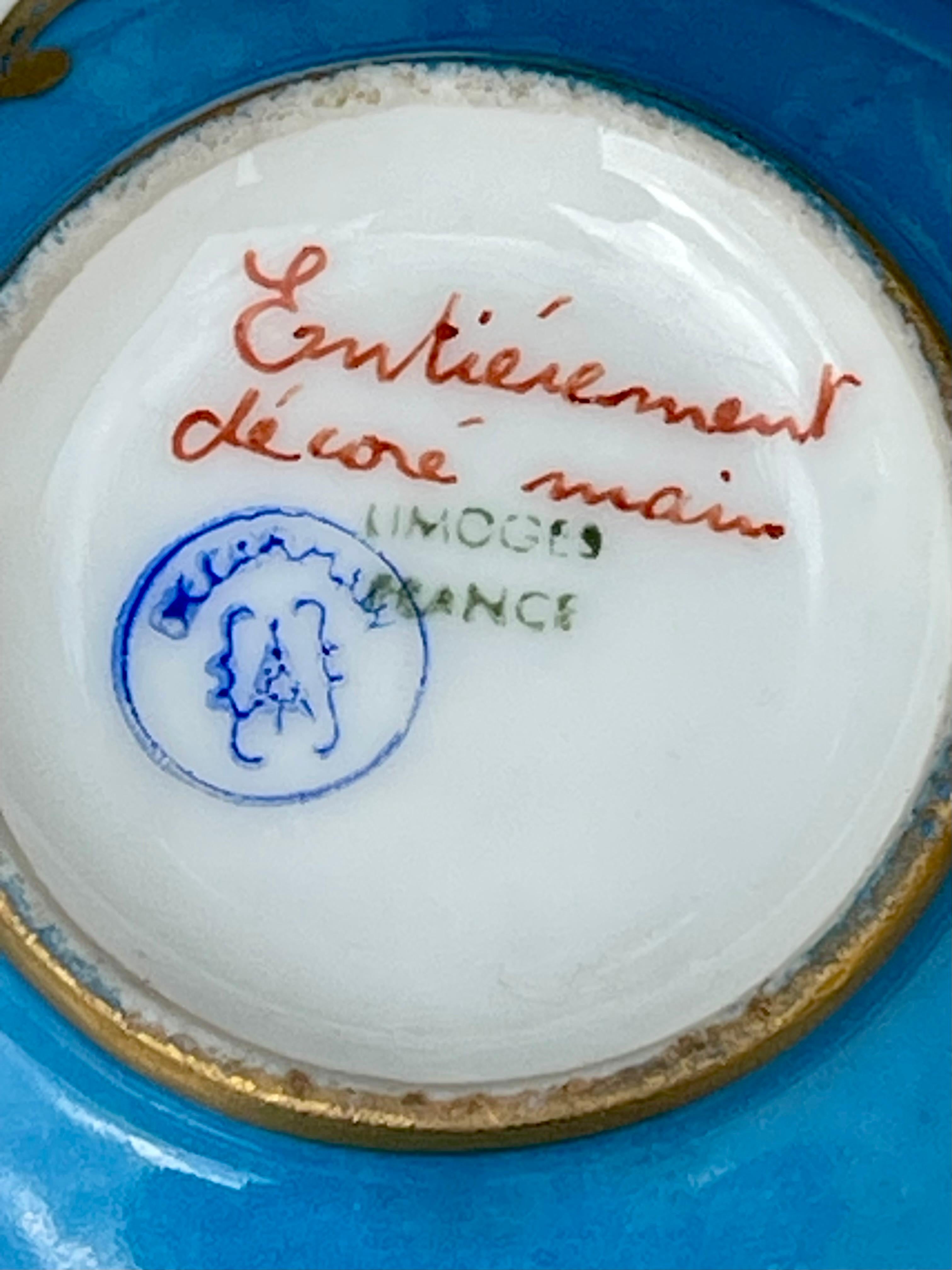 Limoges - Porcelain Tea/coffee Service For Sale 8