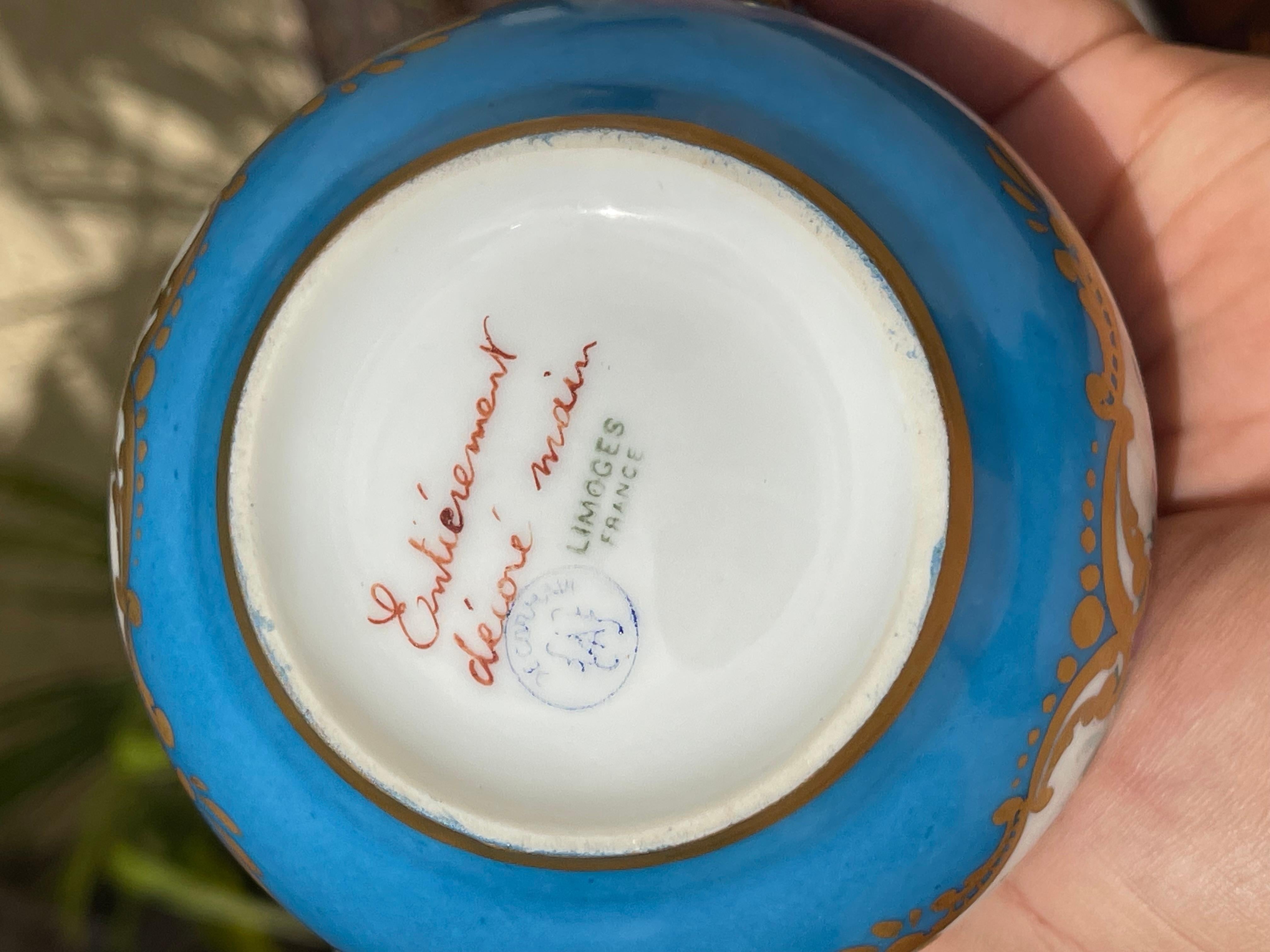 Limoges - Porcelain Tea/coffee Service For Sale 9