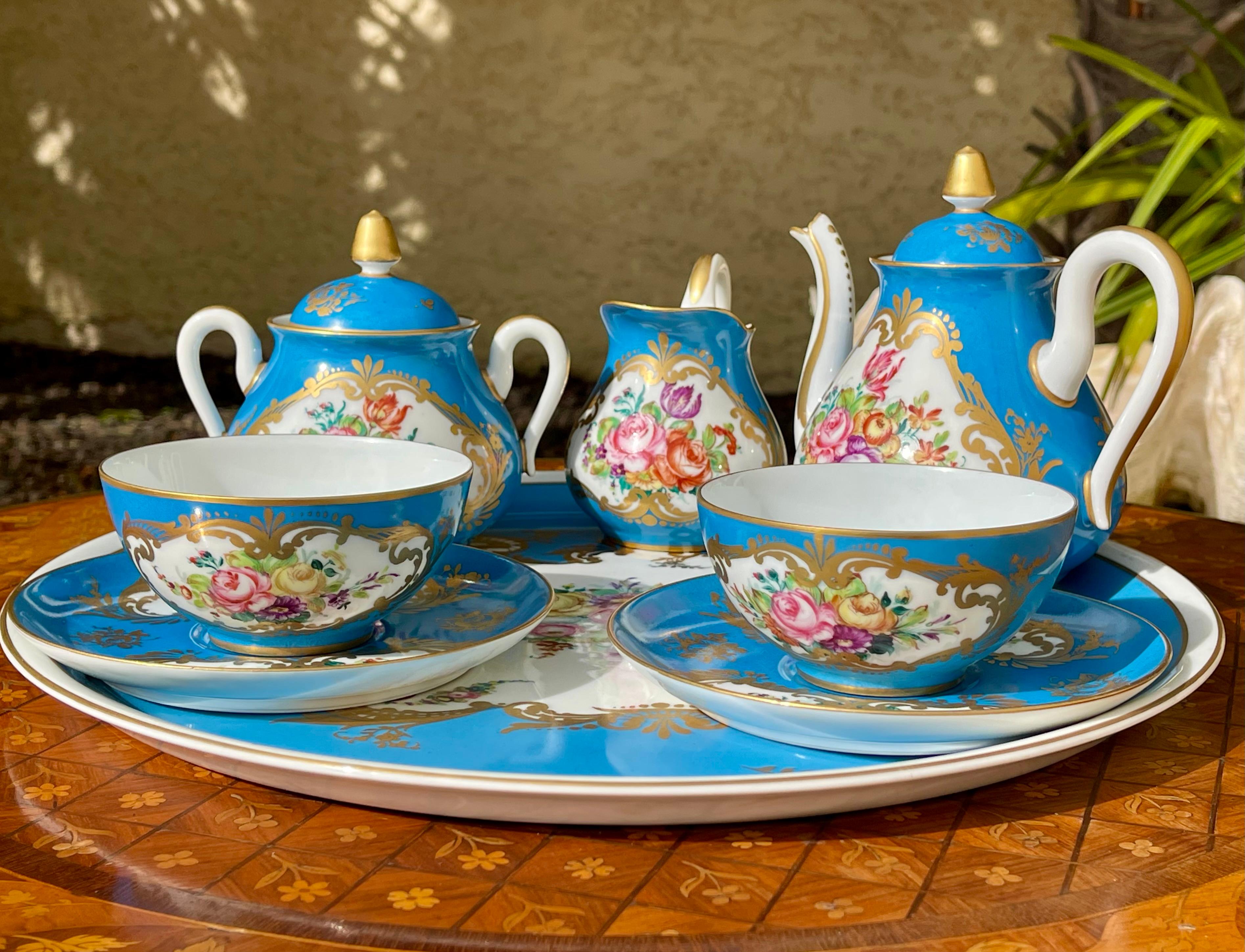 Limoges - Porcelain Tea/coffee Service For Sale 13