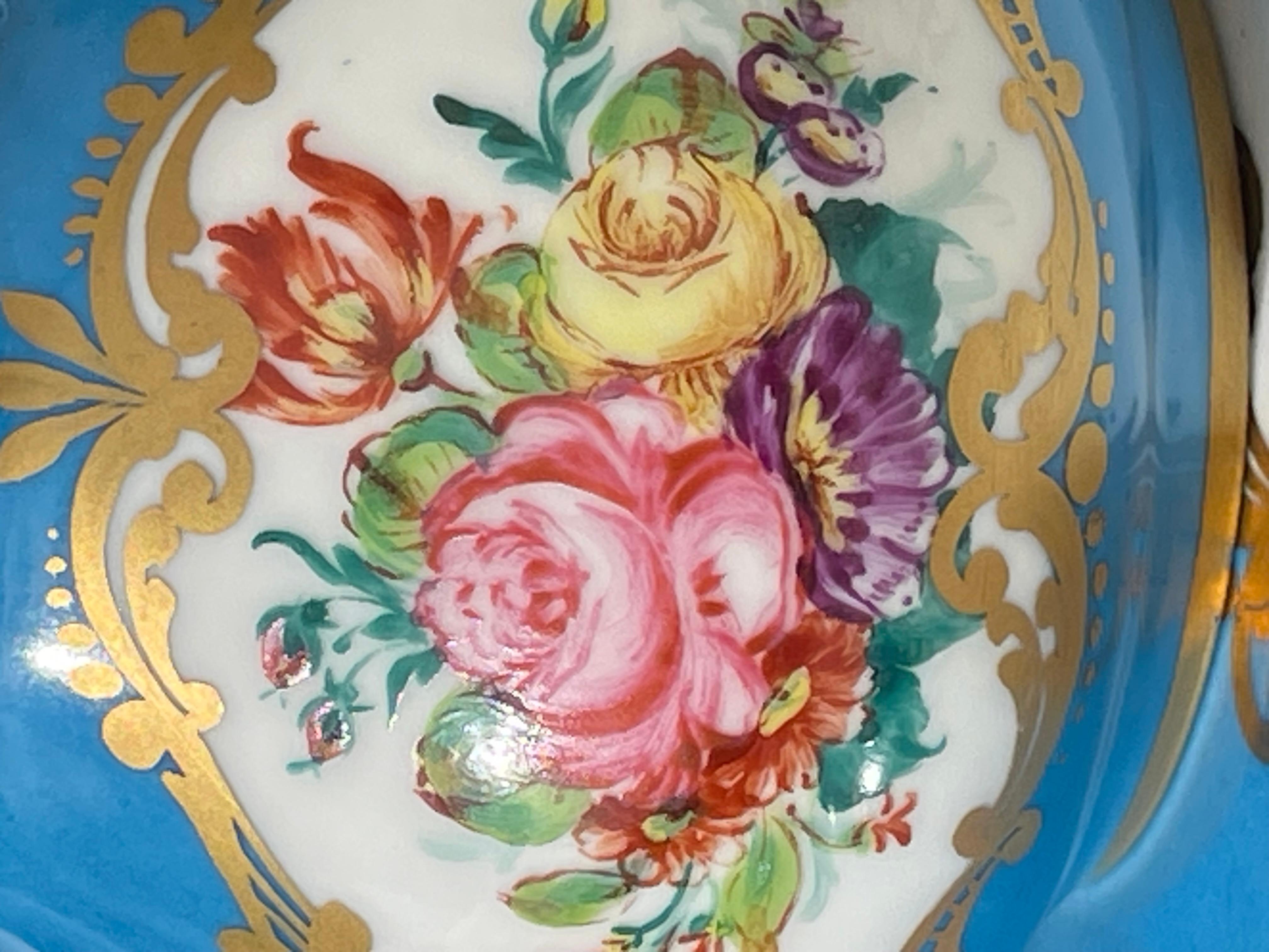 20th Century Limoges - Porcelain Tea/coffee Service For Sale