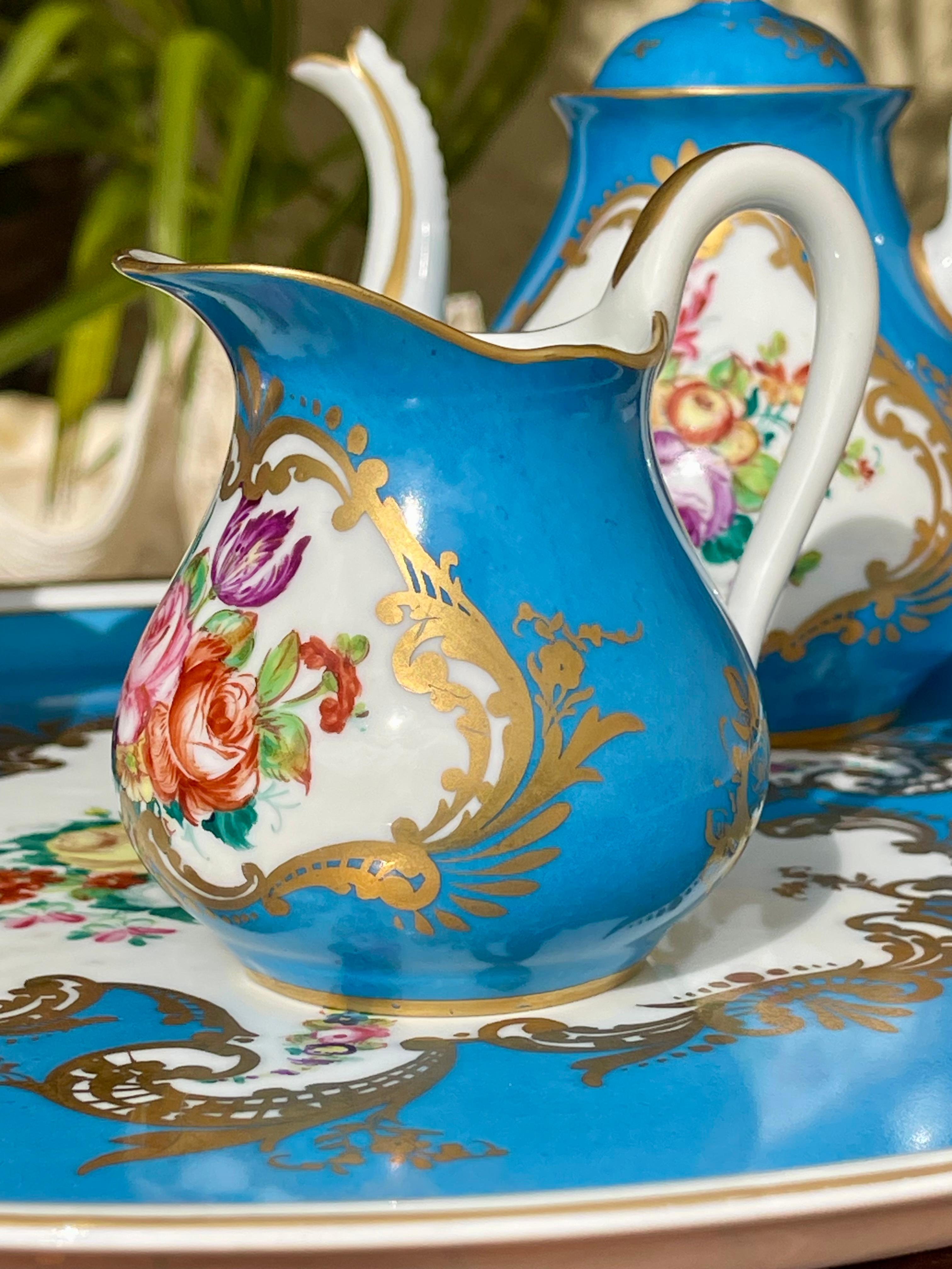 Limoges - Porcelain Tea/coffee Service For Sale 3