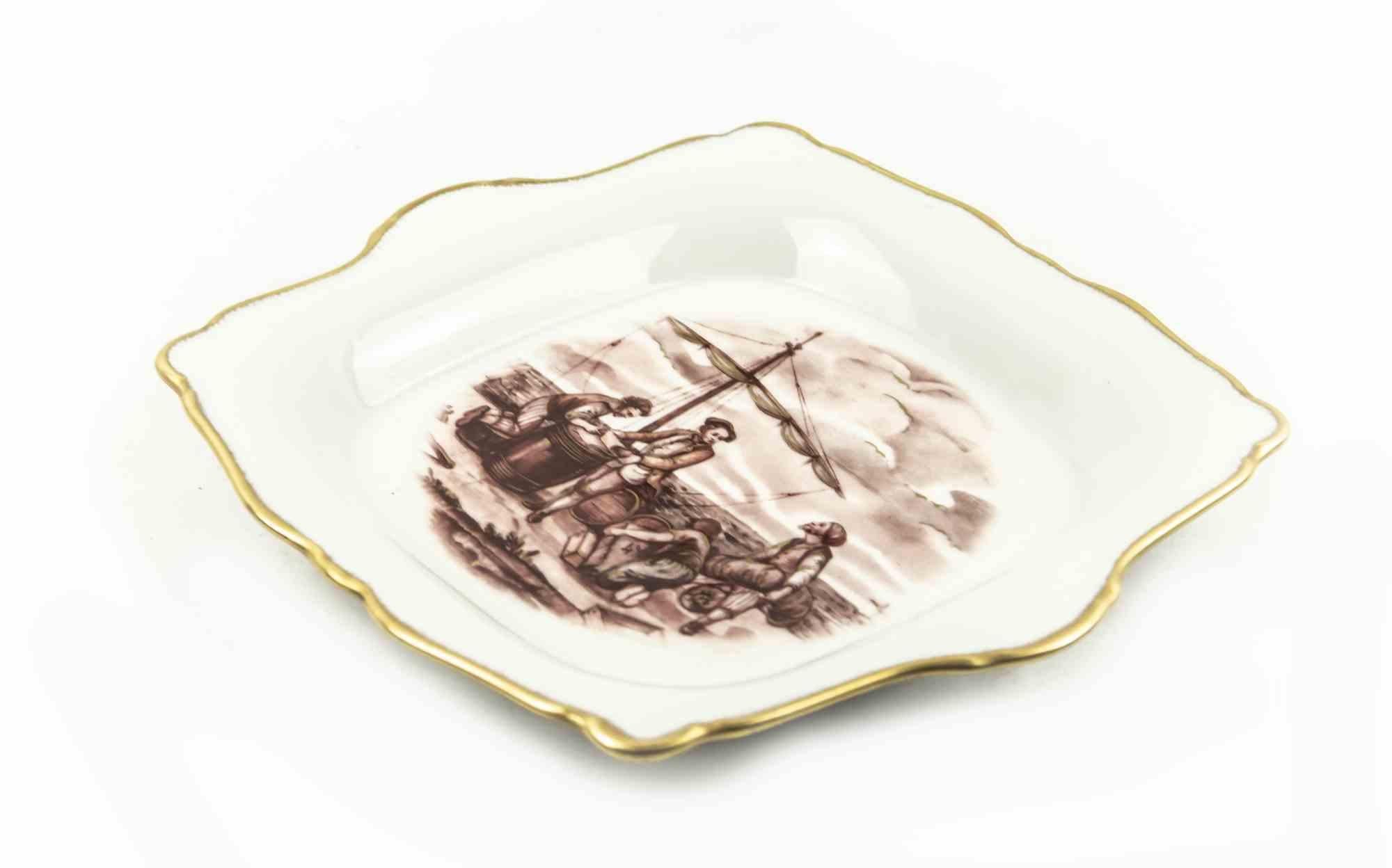 Le centre de table vintage en porcelaine de Limoges est un objet original réalisé au milieu du 20e siècle.

Porcelaine fine originale. 

Fabriqué en France.

Sur la base 
