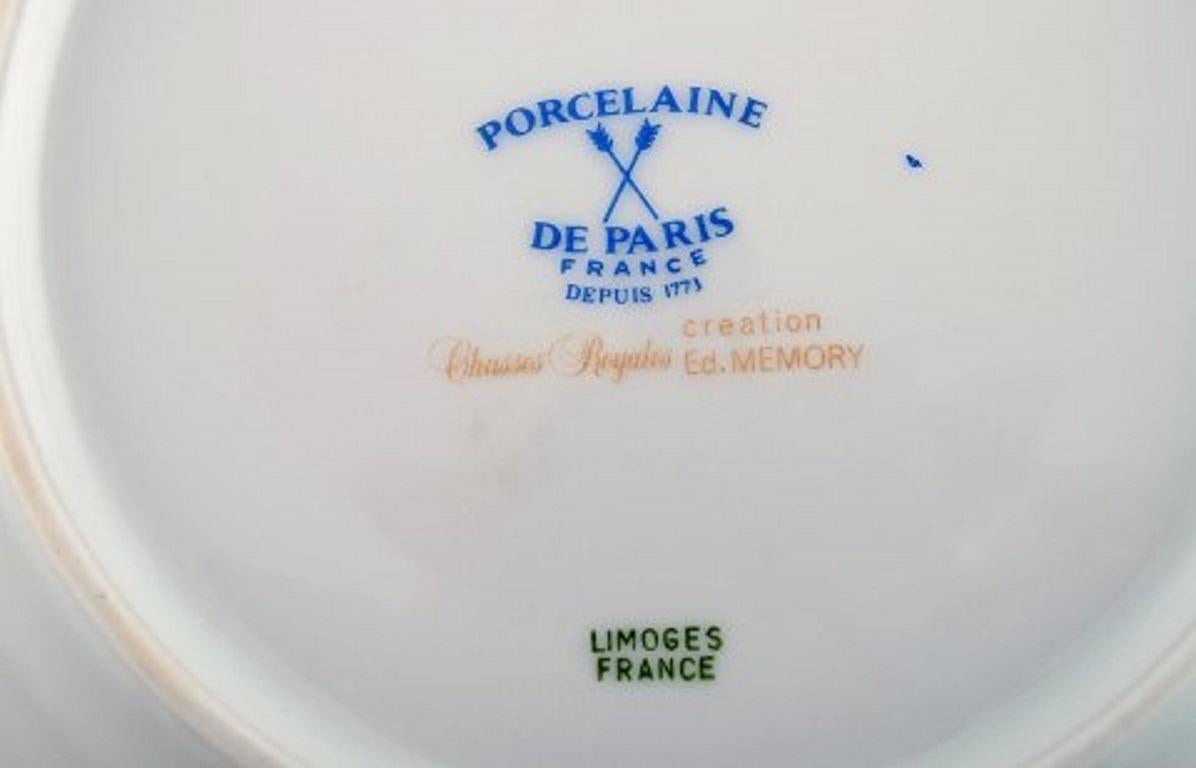 Limoges / Porcelaine de Paris, Coffee Service for Three People in Porcelain 2