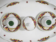 Limoges Porcelain Coffee Set French Production 1960 ca Mid-Century Modern
