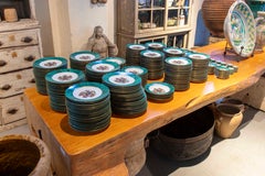 LIMOGES tableware. France, XX century. Juste-Mauve model. Marbella Club Hotel