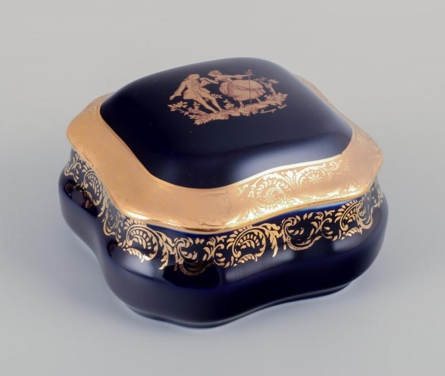 Limoges. Dos cajas / tarros de porcelana con tapa. Ca 1970 finales del siglo XX en venta