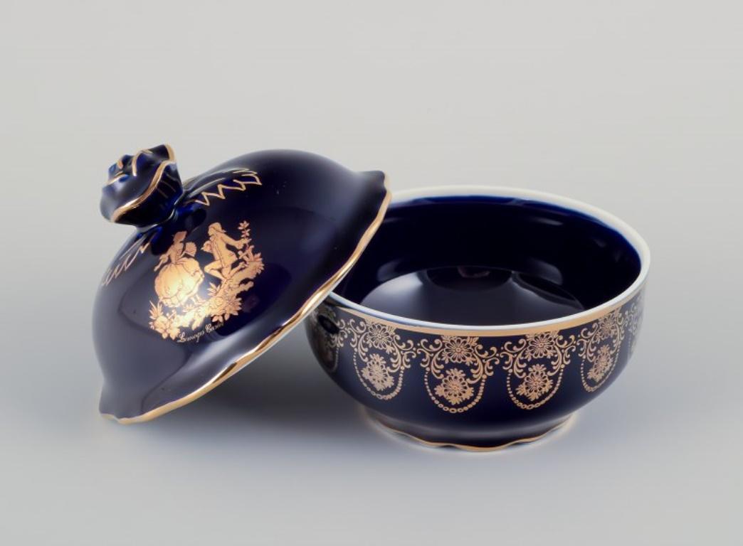 Limoges. Dos cajas / tarros de porcelana. Ca 1970 Francés en venta