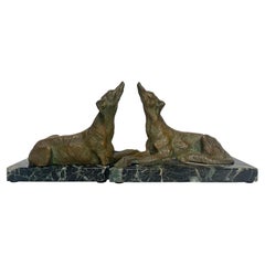 Limousin Pair of Art Deco Bookends