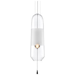 Limpid Light L-Clear Full-Swing, Pendant Light, Hand Blown Glass, Europe