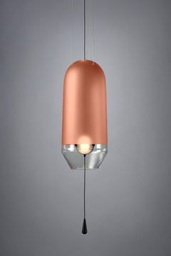 Limpid Light S Coral Full-Swing, Decorative Light, Hand Blown Glass, Europe