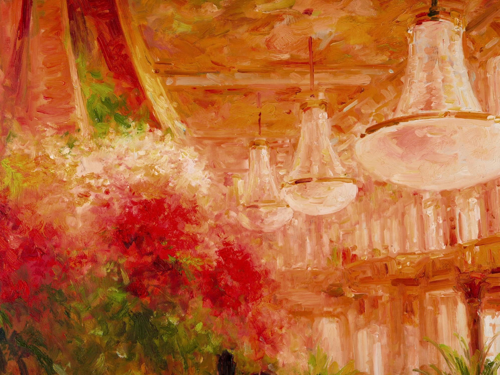 Impressionistisches Original-Ölgemälde „Dance Ball 1“, Lin Hongdan im Angebot 1