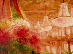 Lin Hongdan Impressionist Original Oil Painting "Dance Ball 1"