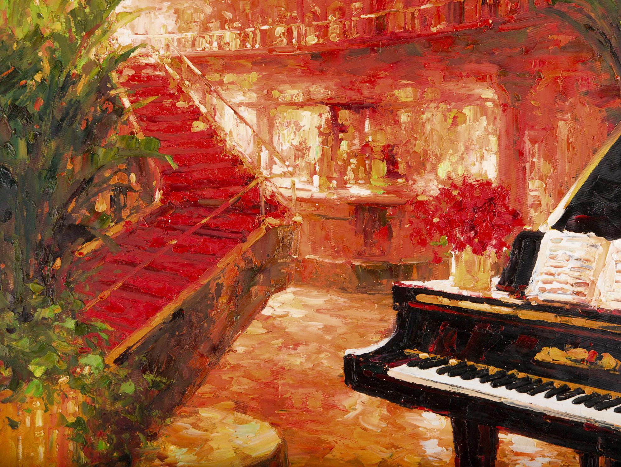 Lin Hongdan Impressionist Original Oil Painting 