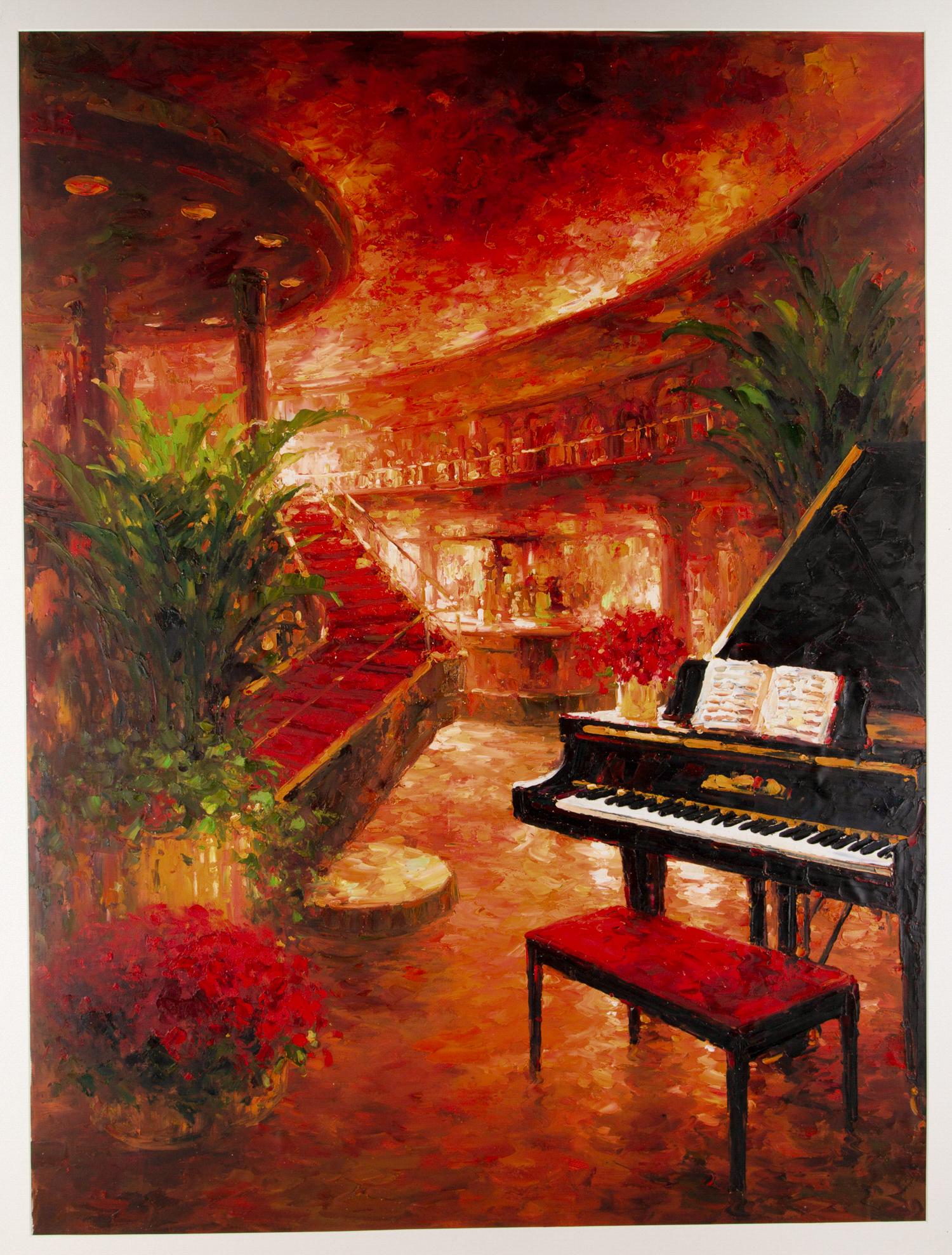 Lin Hongdan Impressionist Original Oil Painting 
