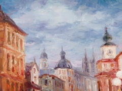 Lin Hongdan Impressionist Original Oil Painting "Night 4"