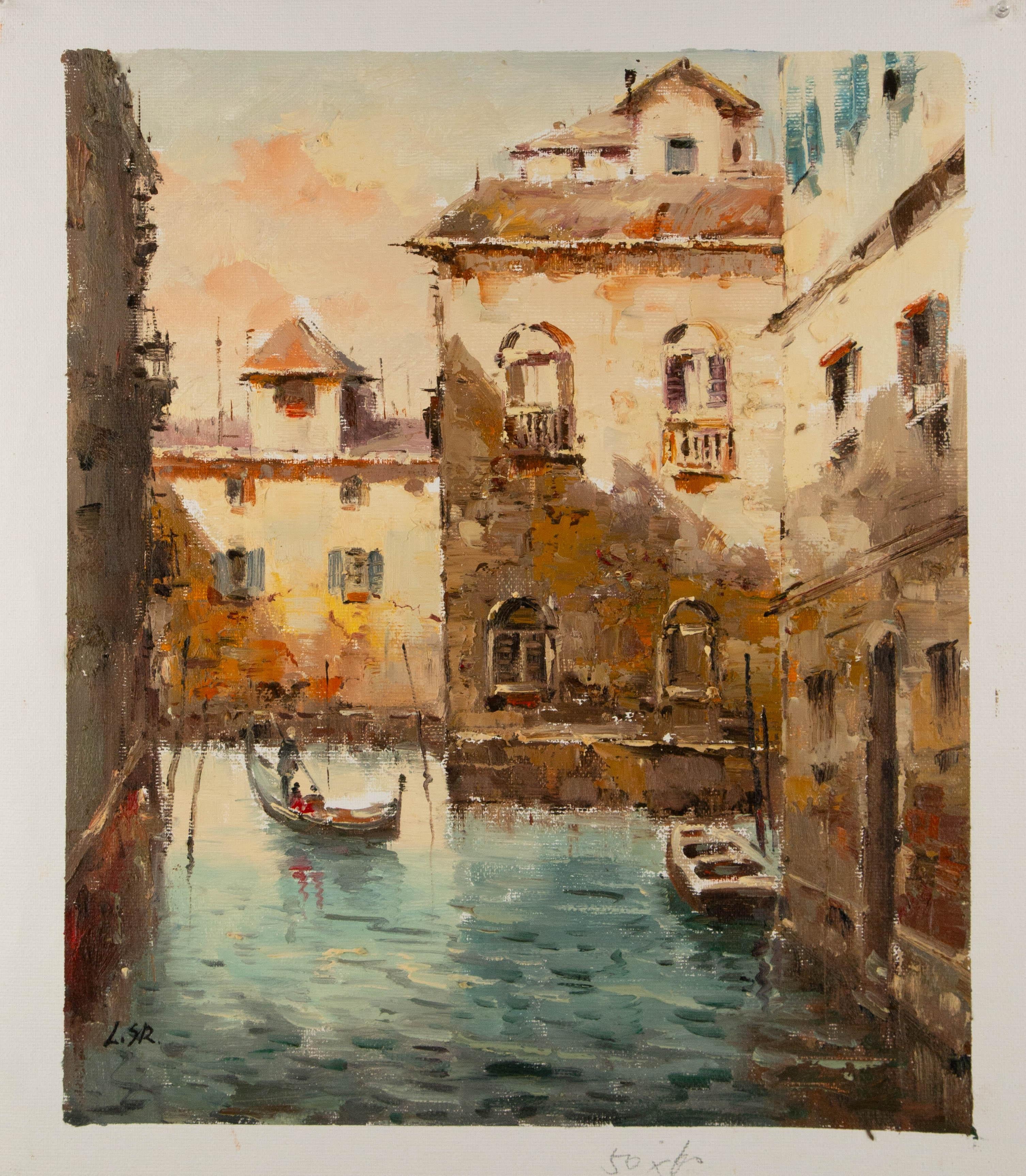 Lin Shurong Impressionist Original Oil On Canvas 
