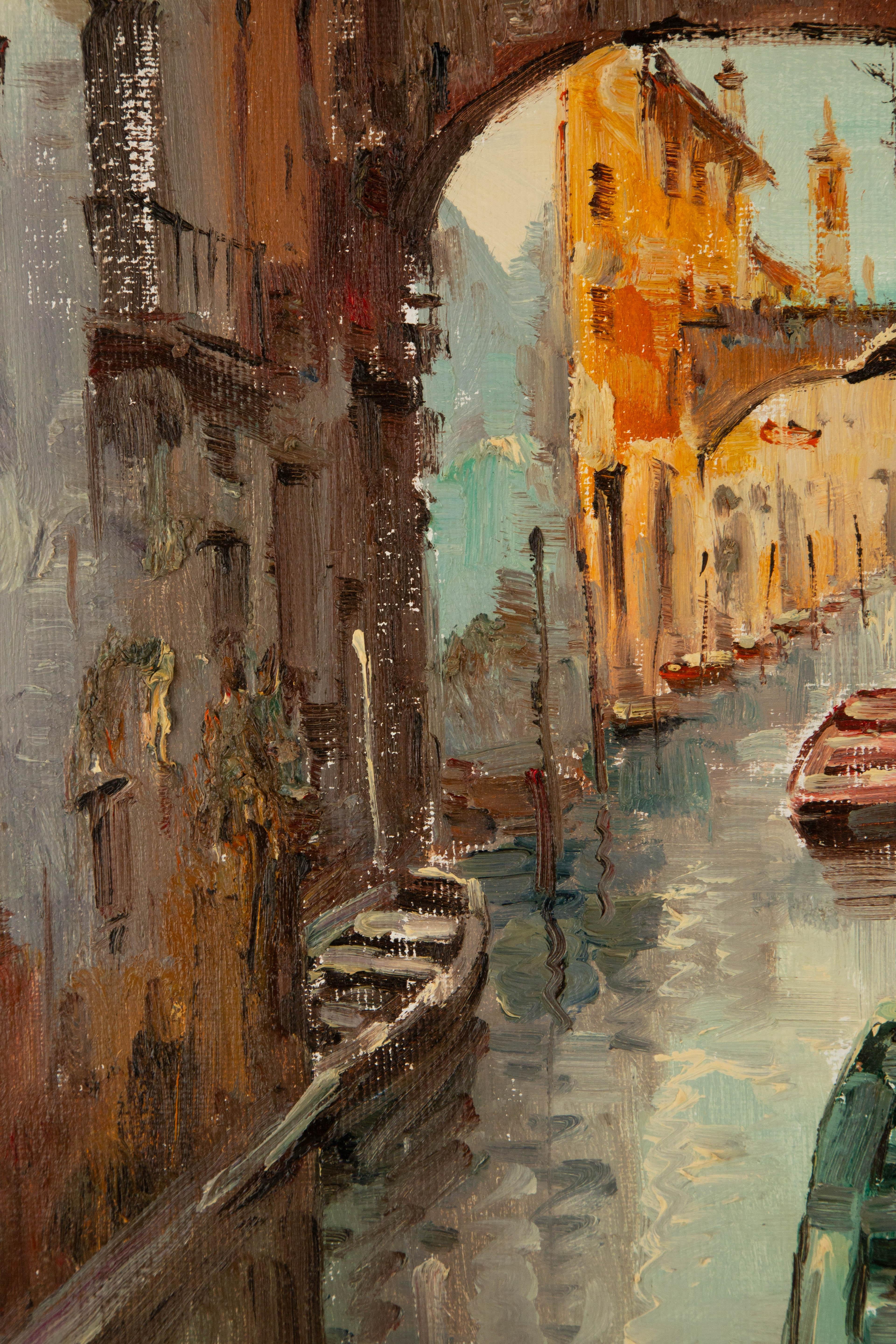 Lin Shurong Impressionist Original Oil On Canvas 
