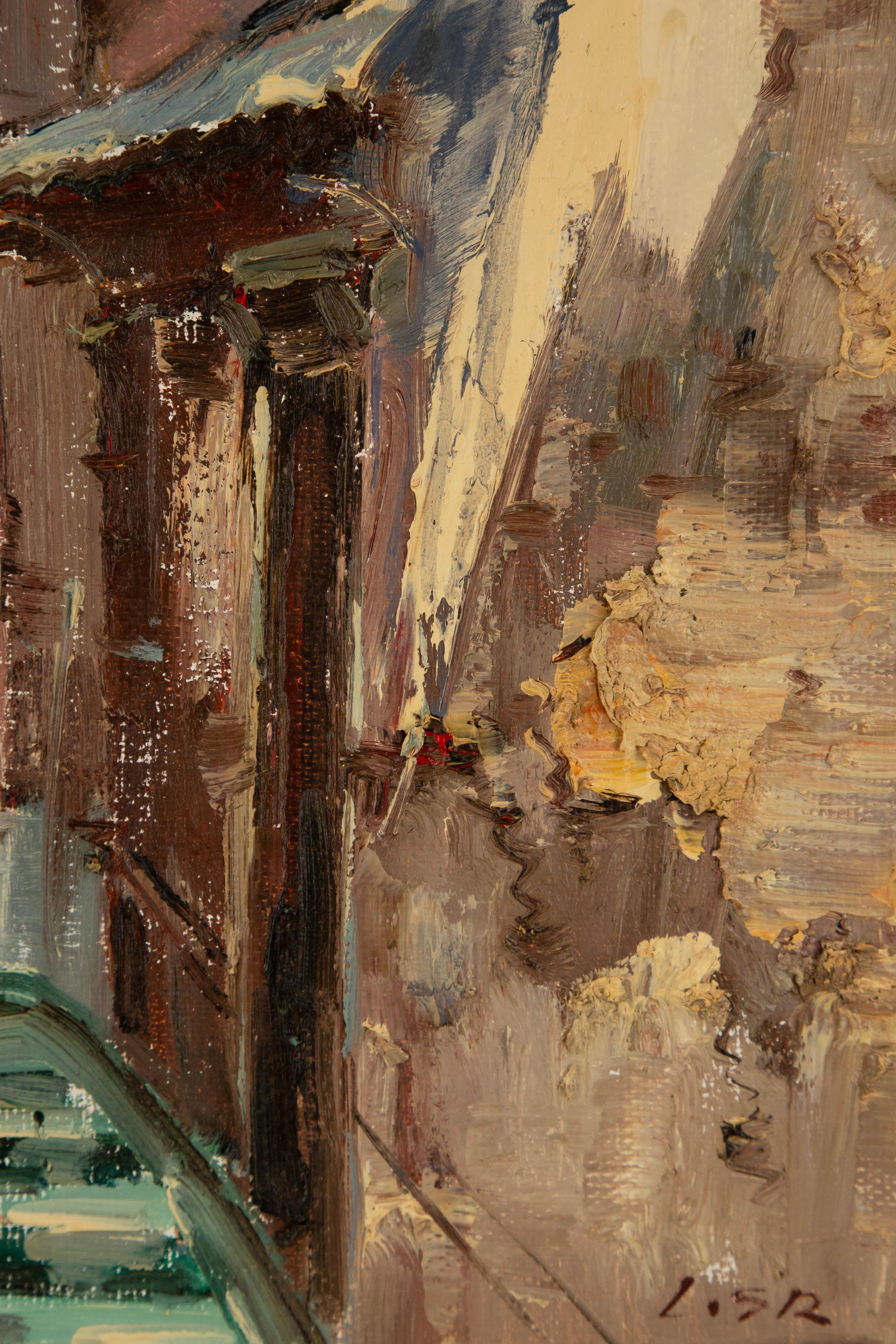 Lin Shurong Impressionist Original Oil On Canvas 