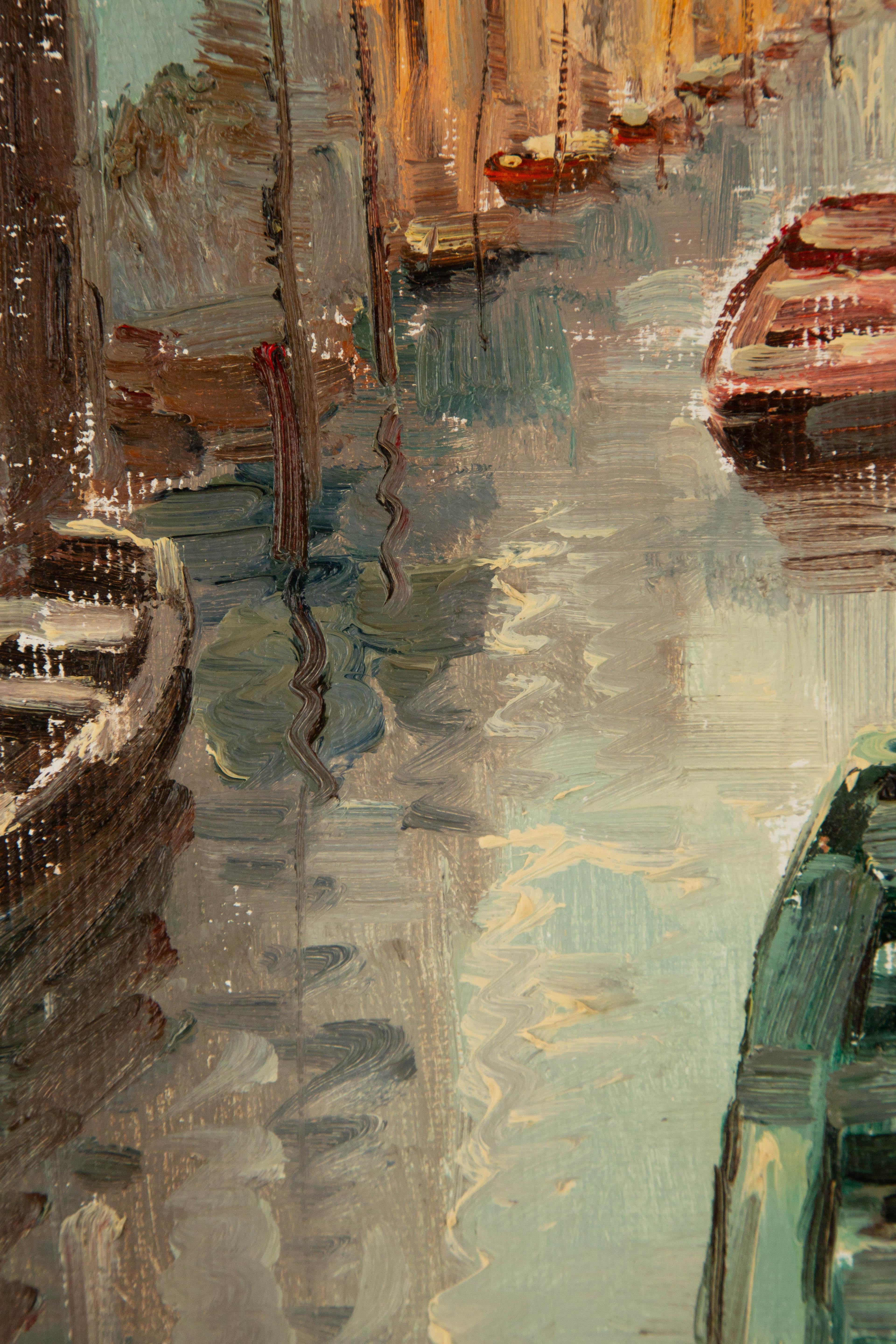 Lin Shurong Impressionist Original Oil On Canvas 