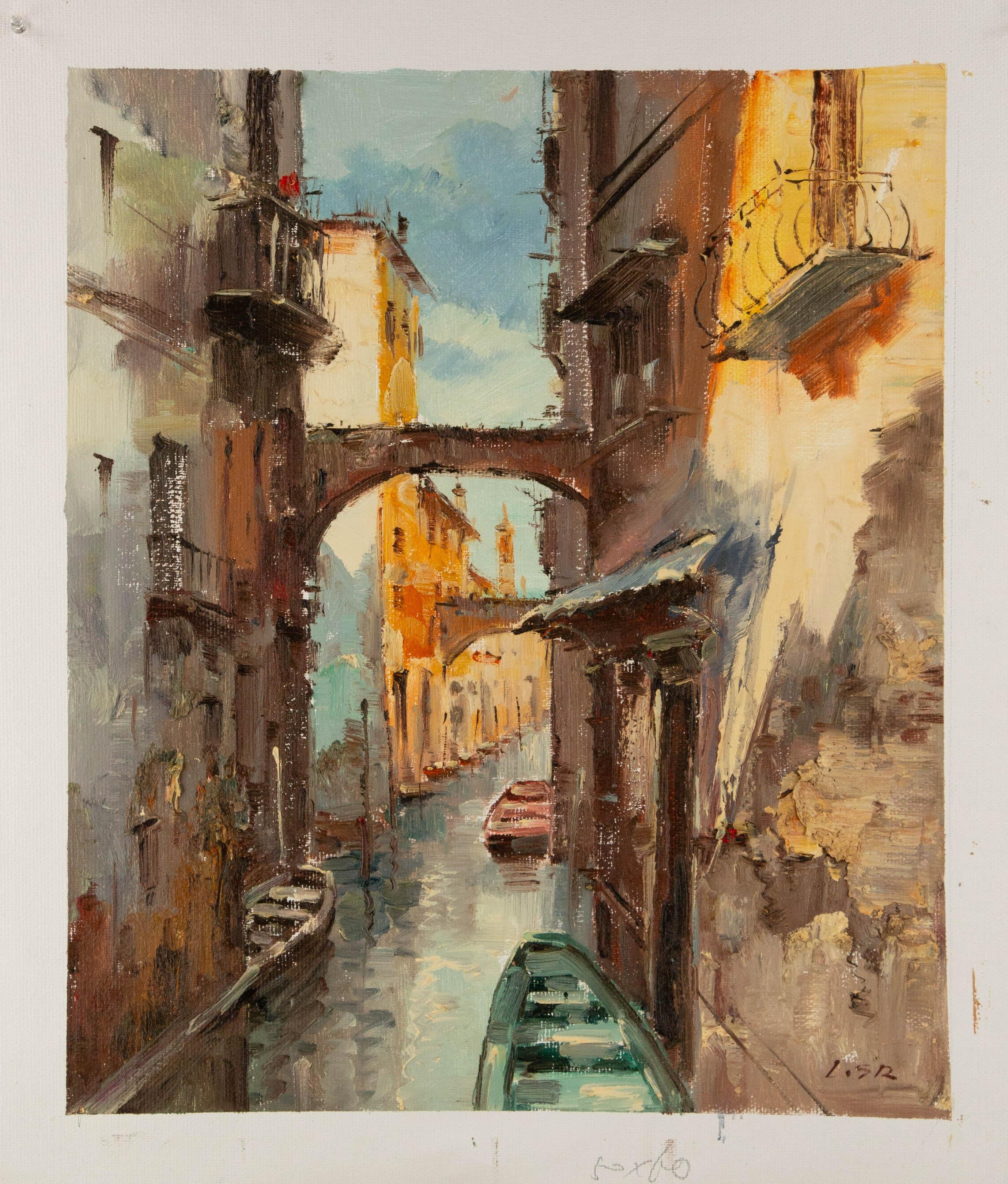 Lin Shurong Impressionist Original Oil On Canvas 