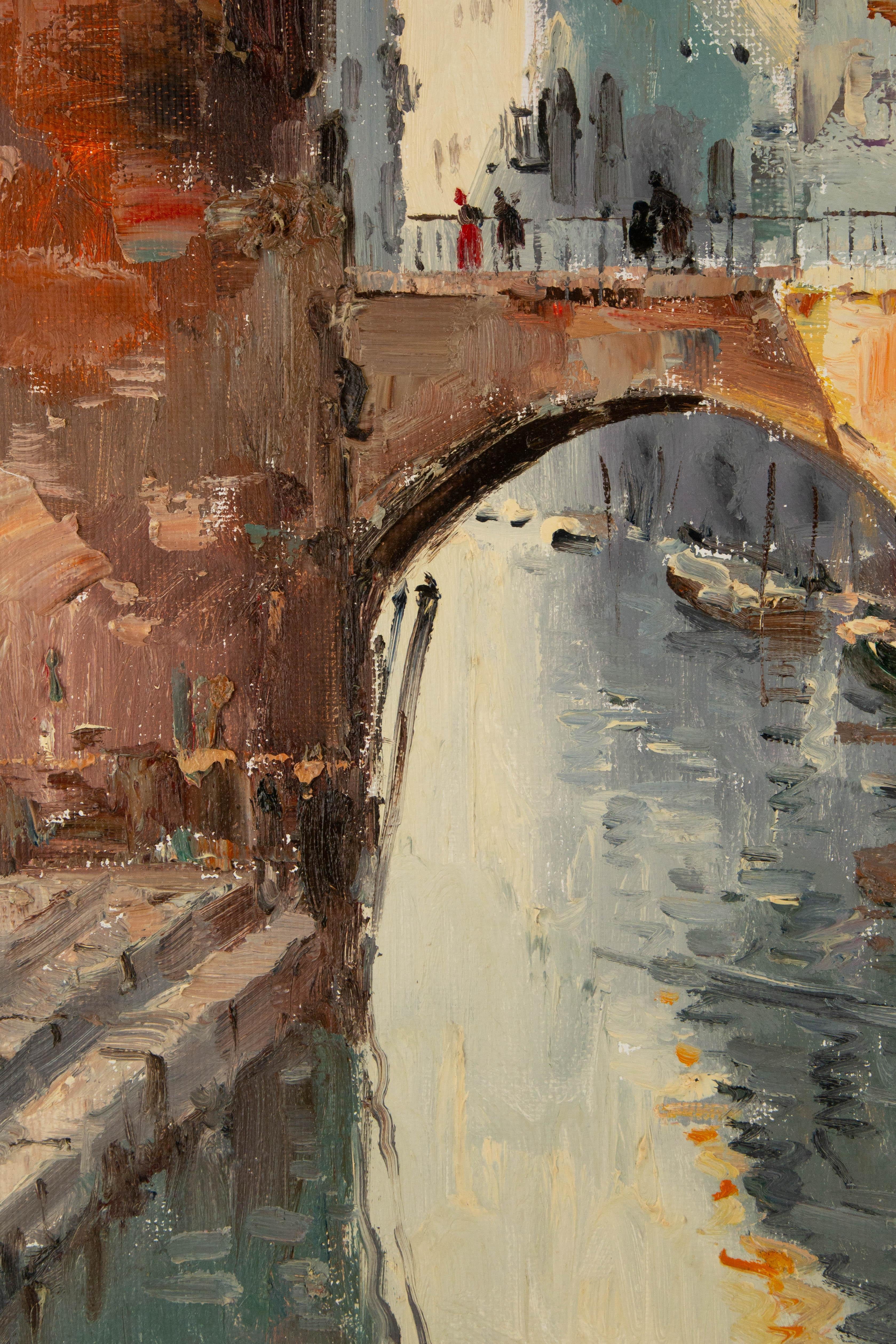 Lin Shurong Impressionist Original Oil On Canvas 