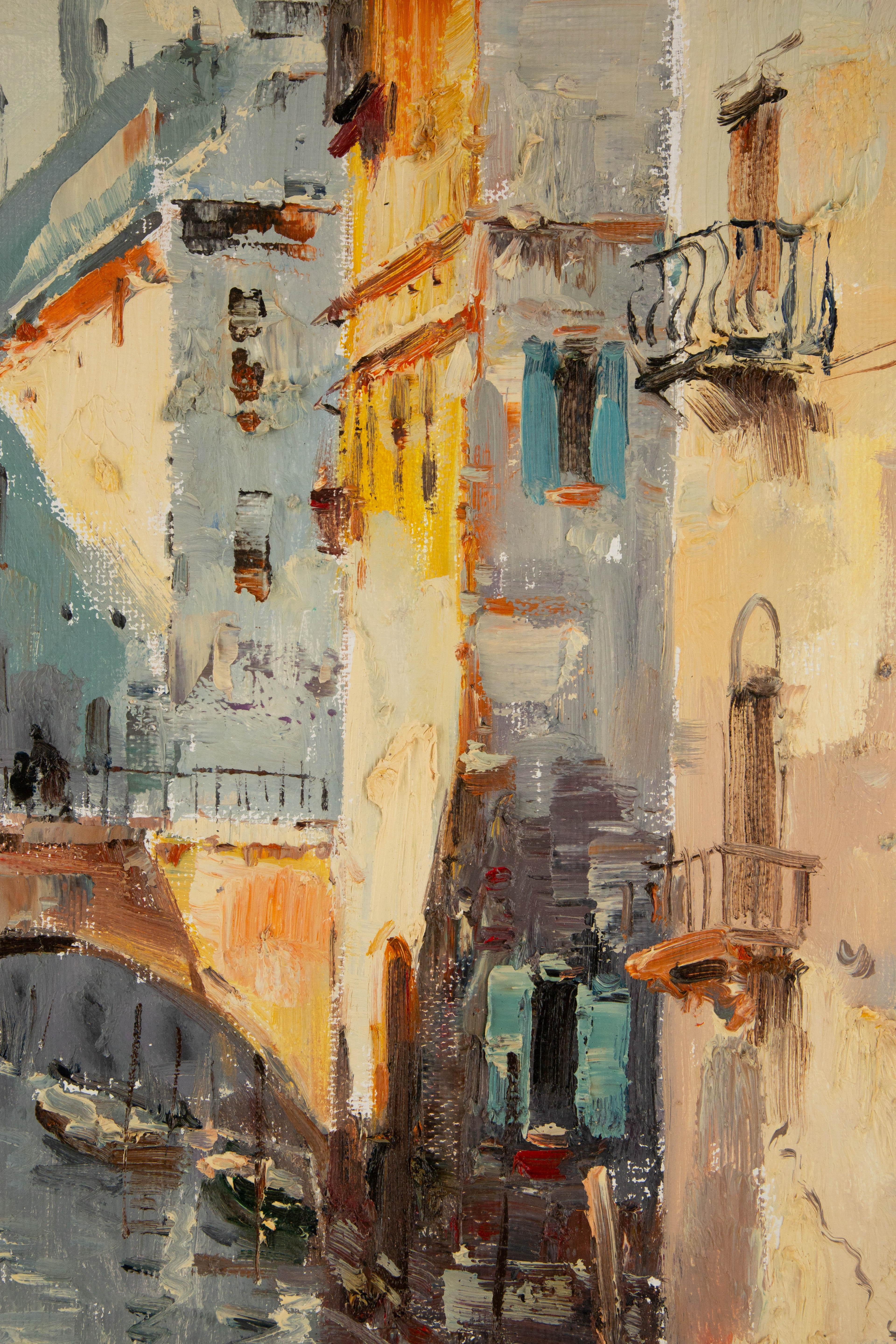 Lin Shurong Impressionist Original Oil On Canvas 