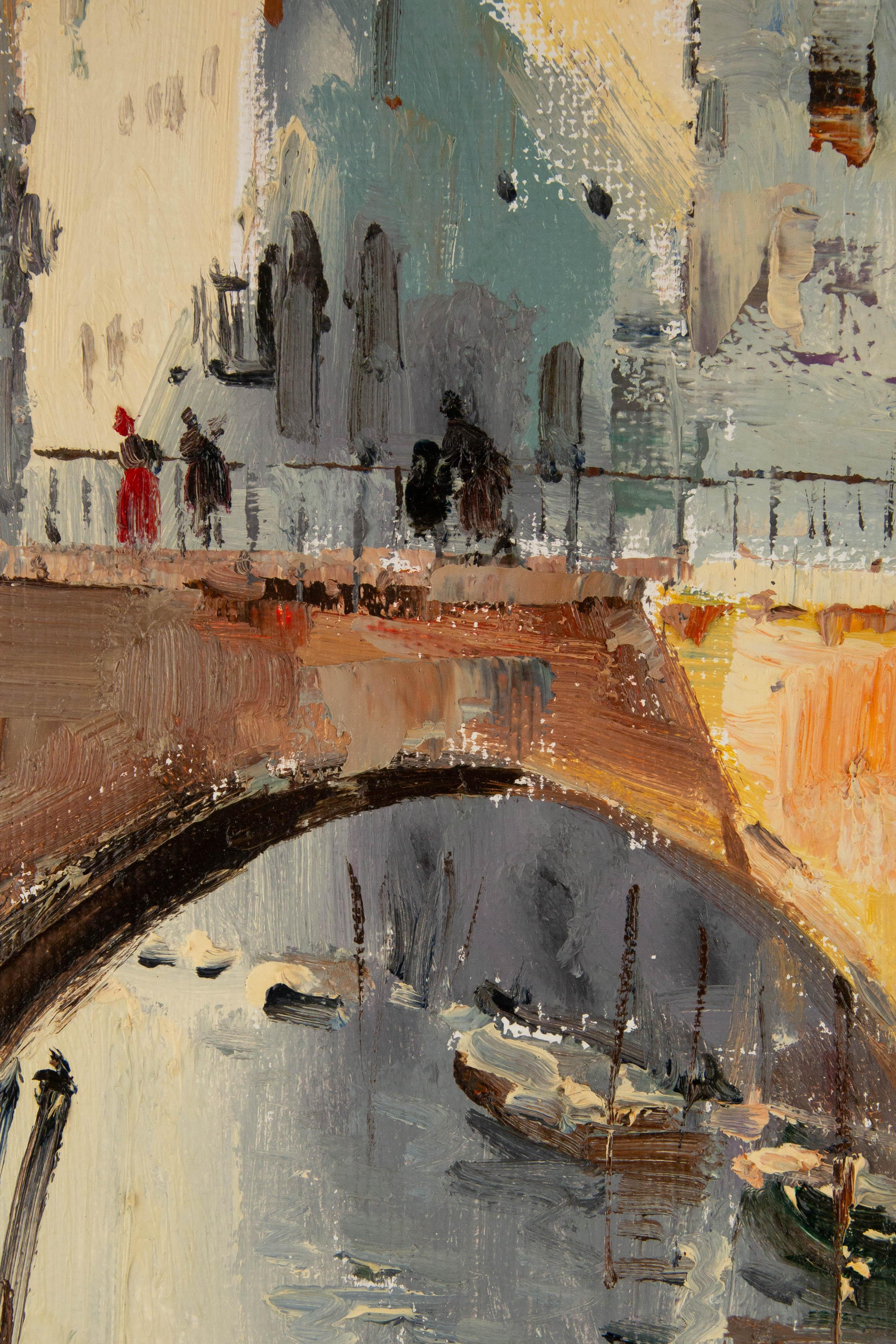 Lin Shurong Impressionist Original Oil On Canvas 