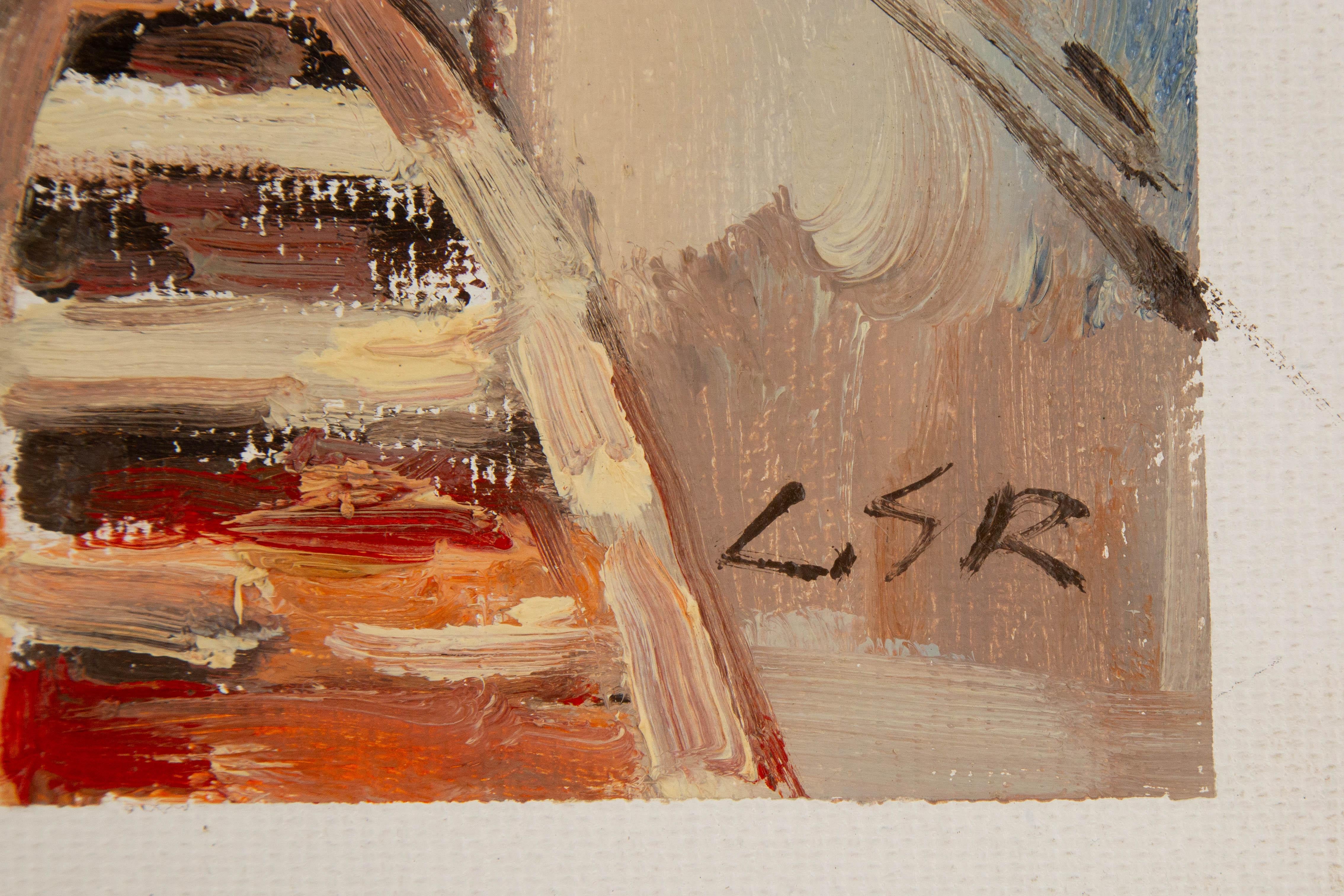 Lin Shurong Impressionist Original Oil On Canvas 