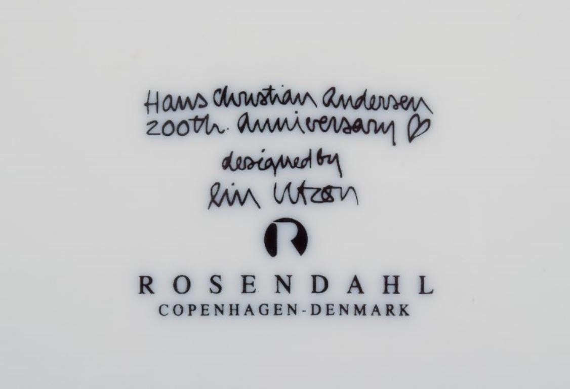 Lin Utzon für Rosenthal, Deutschland. Drei Deckelteller aus Porzellan. im Angebot 1
