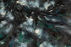 Lin Xu Abstraktes Original-Ölgemälde "Klang der Pinienbäume III"