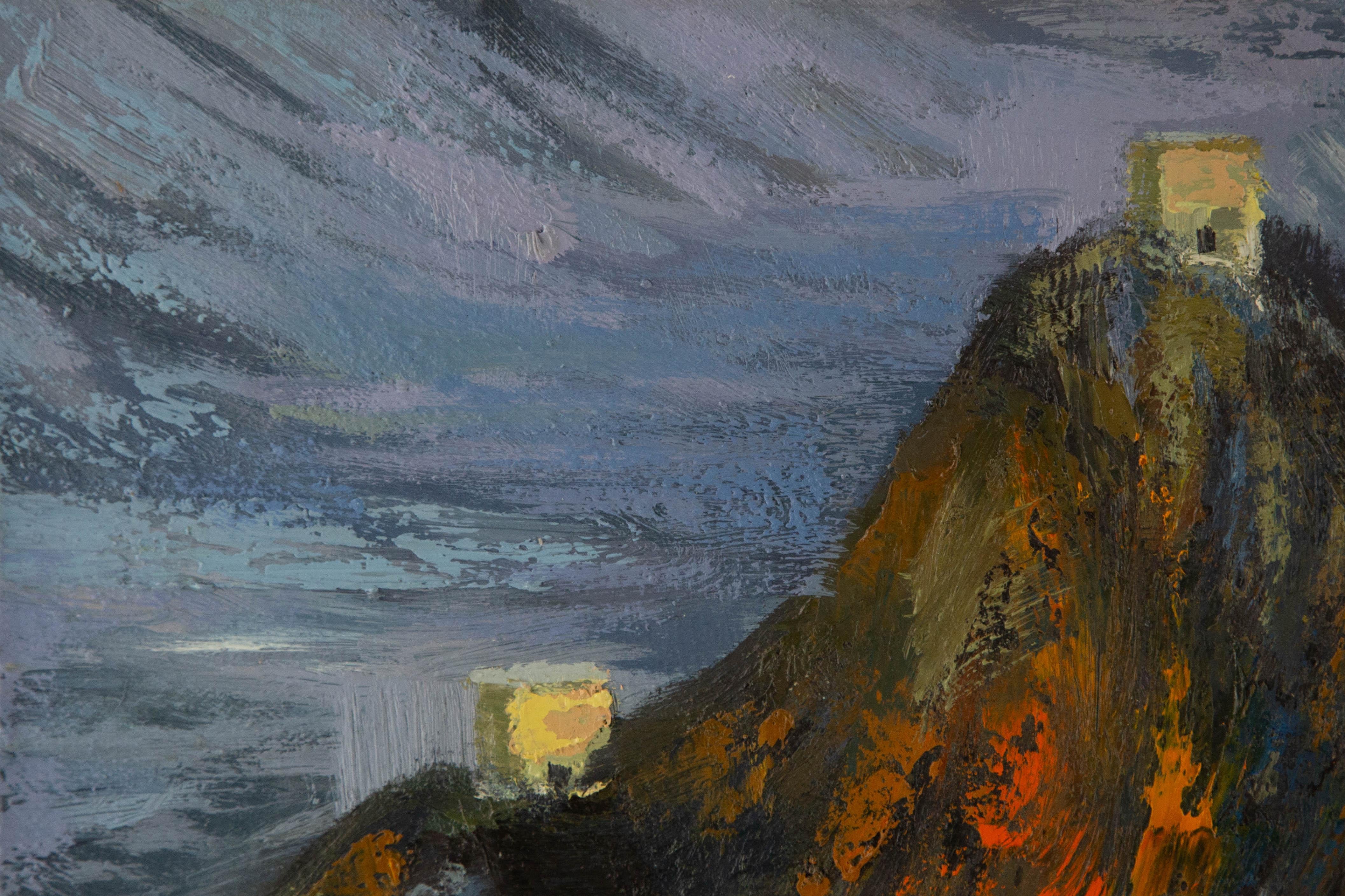 Lin Xu Landscape Original Oil On Canvas 