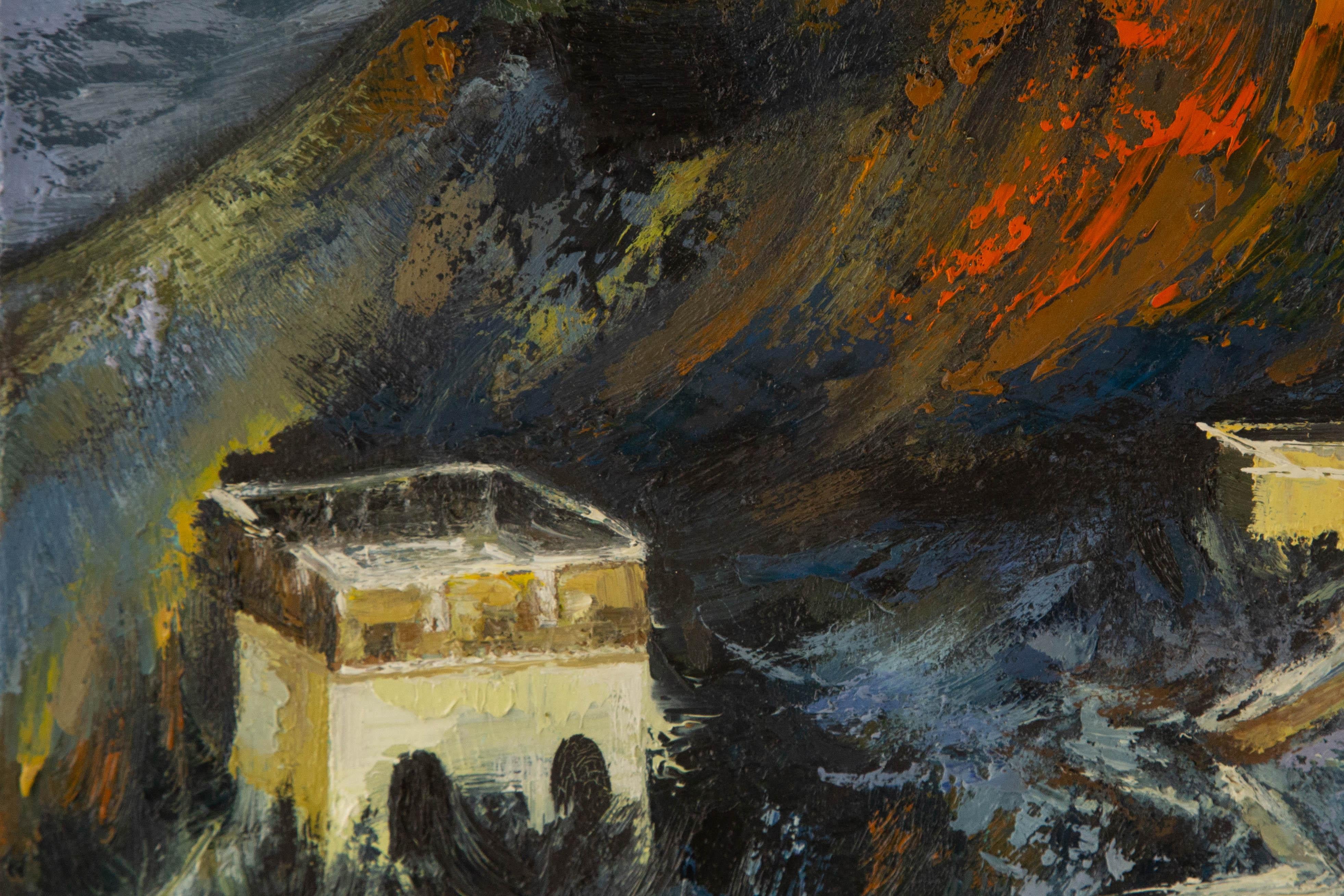 Lin Xu Landscape Original Oil On Canvas 