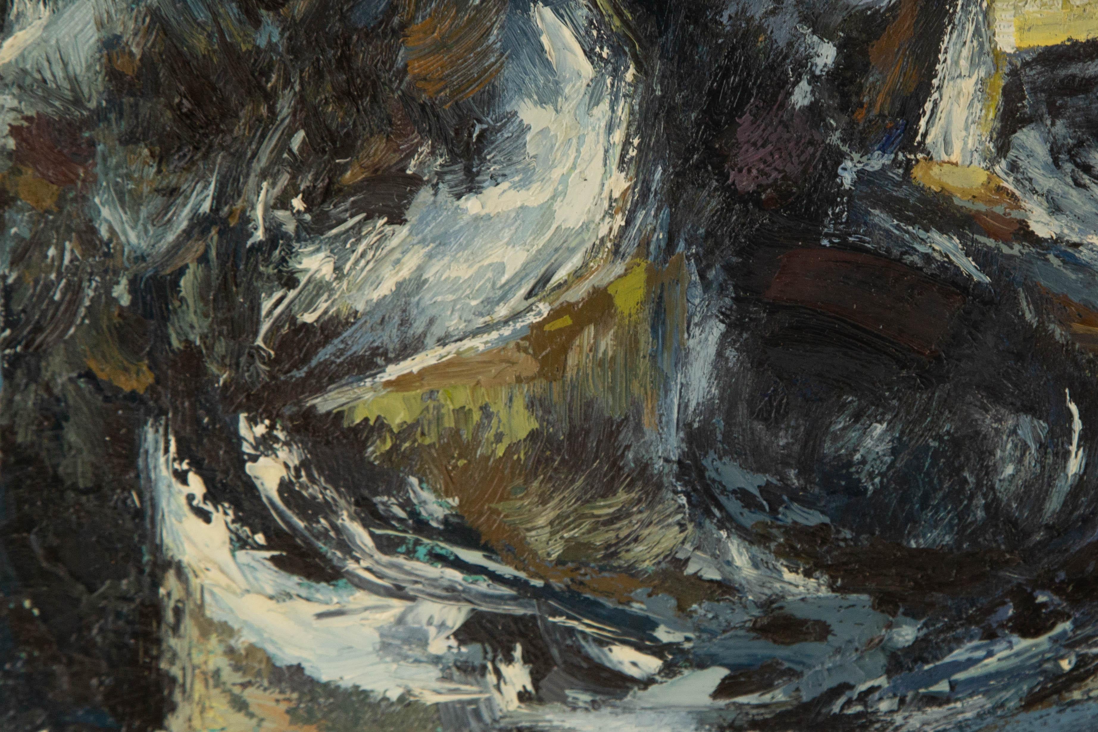 Lin Xu Landscape Original Oil On Canvas 
