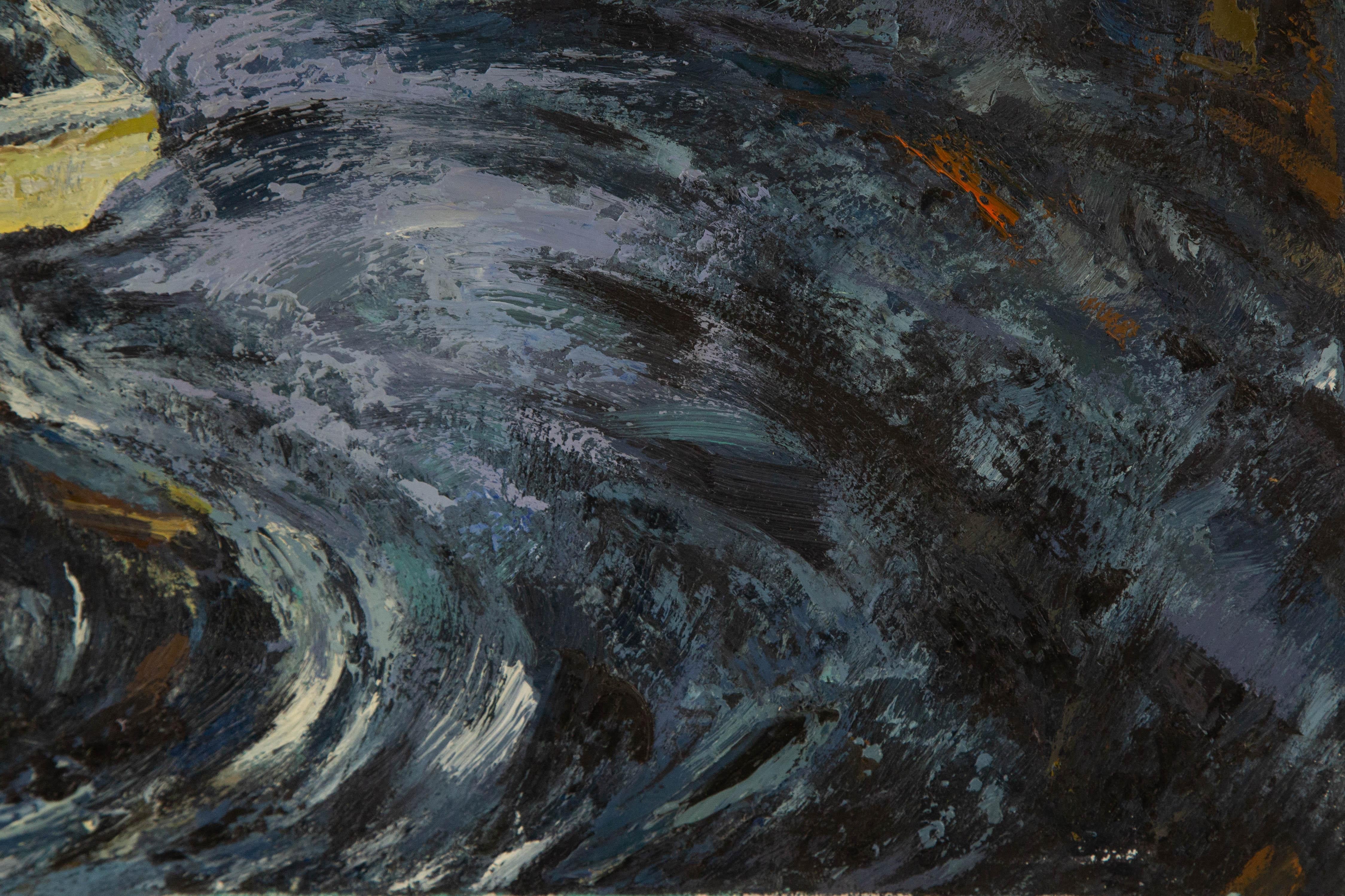 Lin Xu Landscape Original Oil On Canvas 