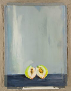 Lin Xu Natura morta originale Olio su tela "Pesche