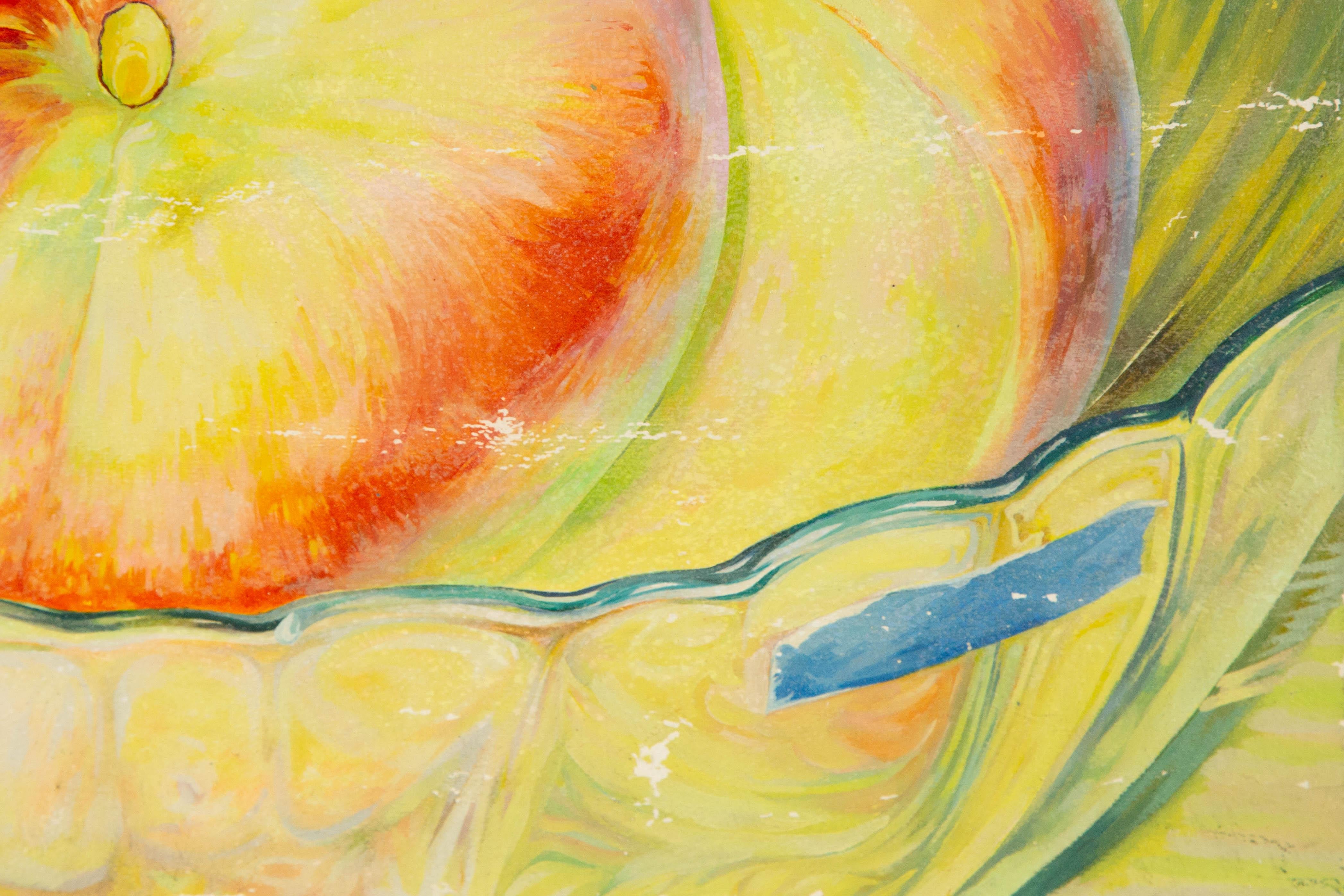 Lin Xu Still Life Original Oil On Canvas 