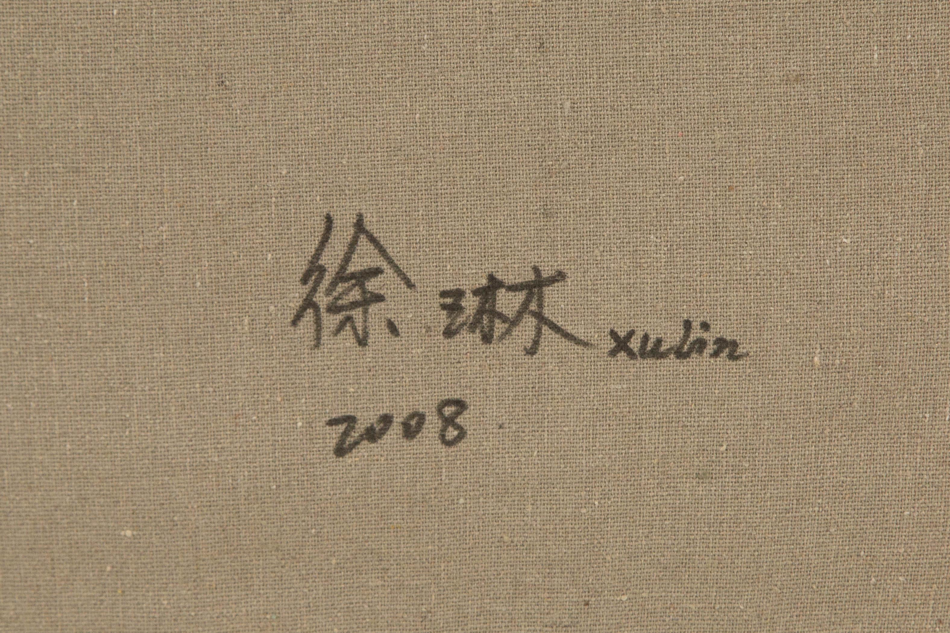 Lin Xu Natura morta originale Olio su tela 