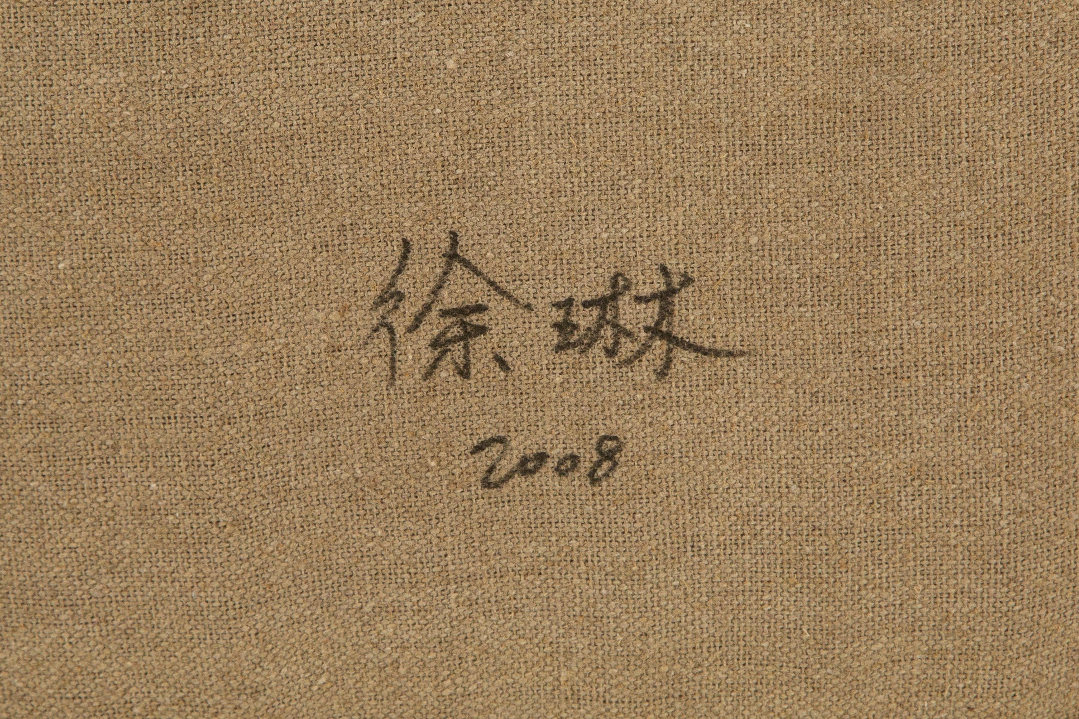 Lin Xu Natura morta originale Olio su tela 