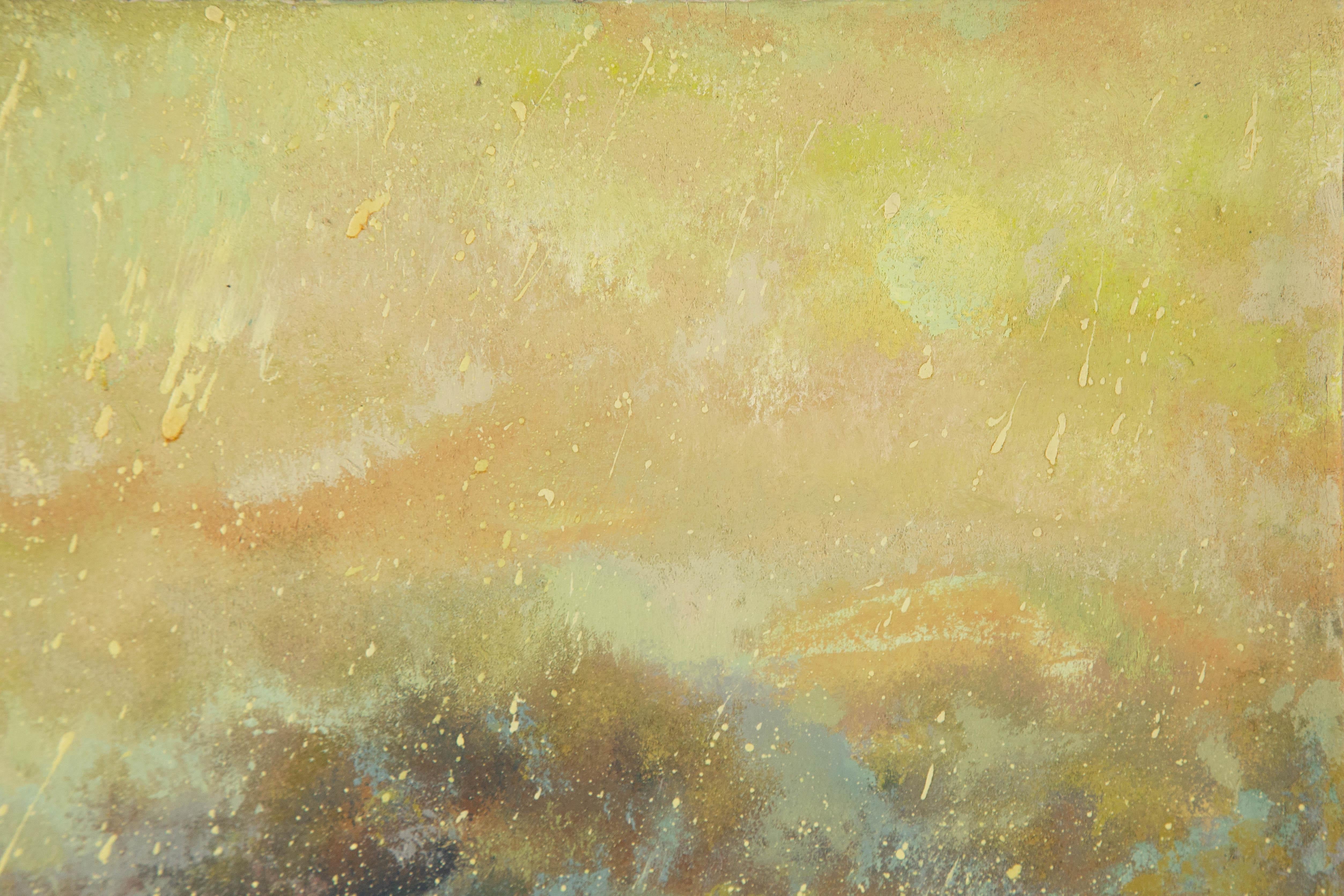 Lin Xu Wasserlandschaft Original Öl auf Leinwand 