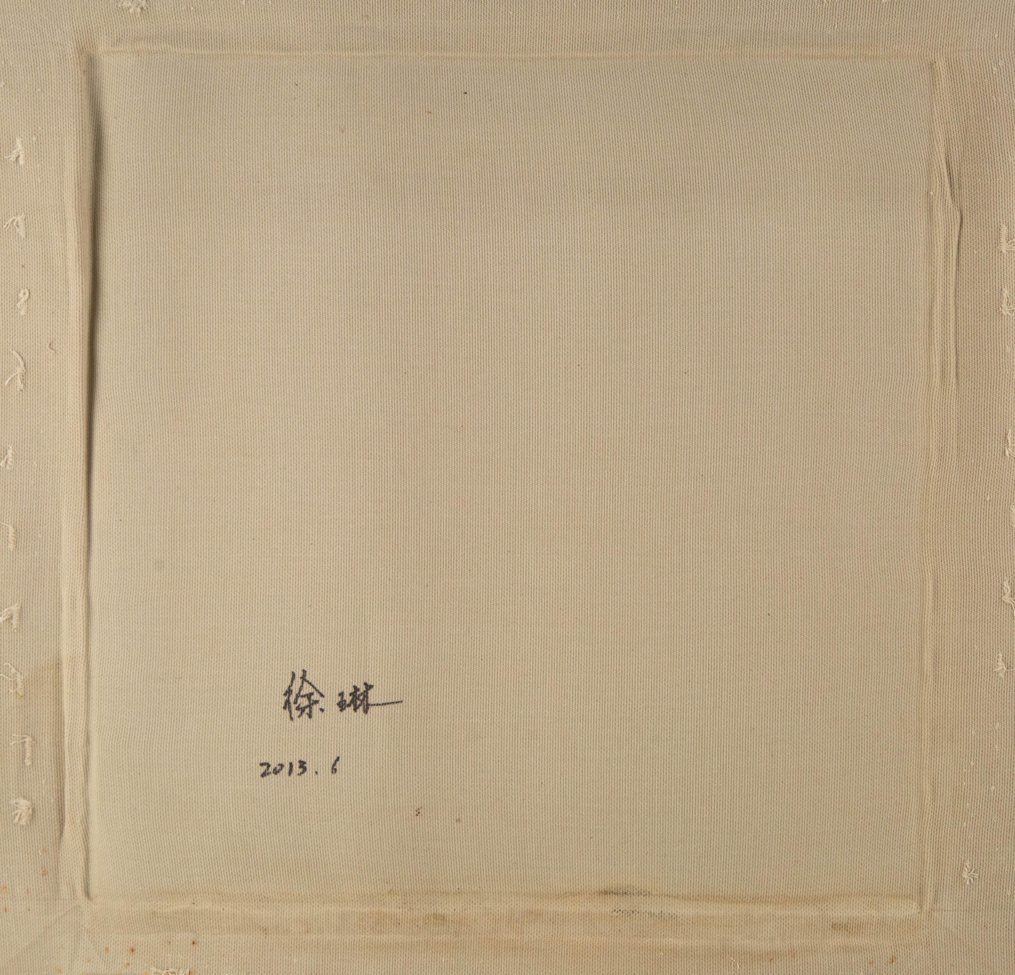 Lin Xu Wasserlandschaft Original Öl auf Leinwand 