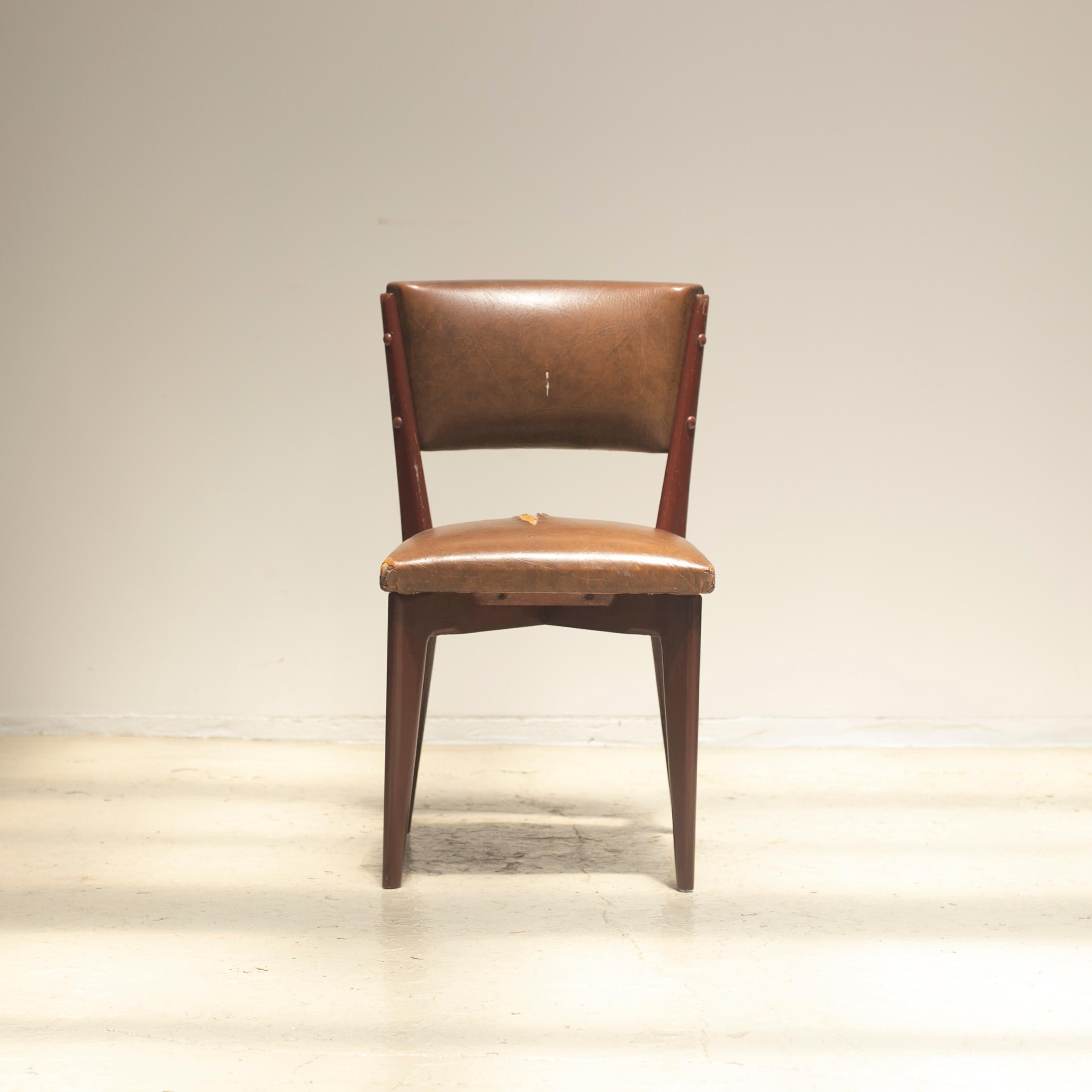 Lina Bo Bardi “C12” Dining Chair for Studio d´Arte Palma, circa 1950 2