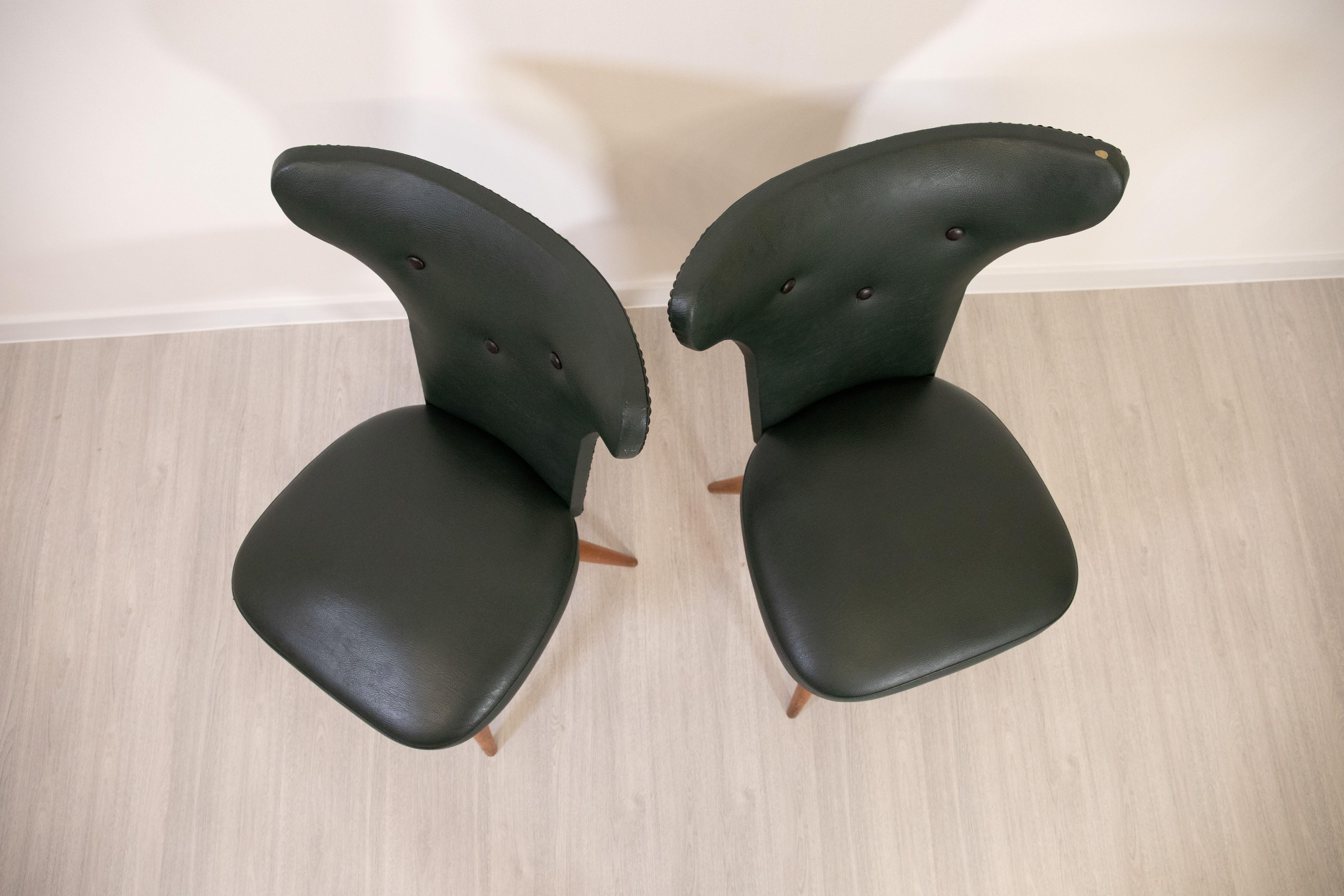 Mid-20th Century Lina Bo Bardi and Carlo Pagani (attr)  - Pair of Chairs. 1960 For Sale