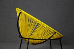 Lina Bo Bardi Midcentury Bowl Chair in Iron and Plastic, 1950s