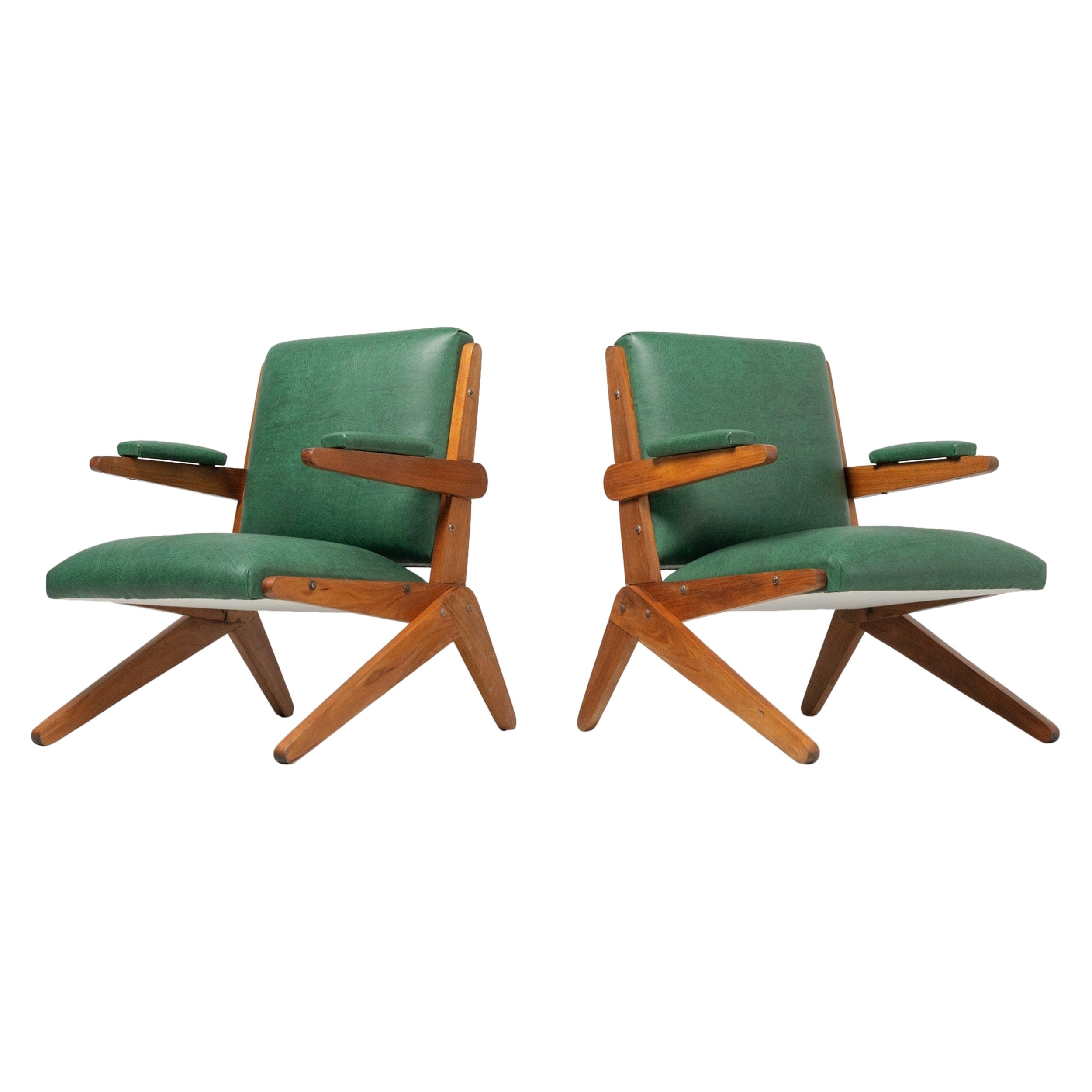 Lina Bo Bardi Scissors Chairs Brazil 1948