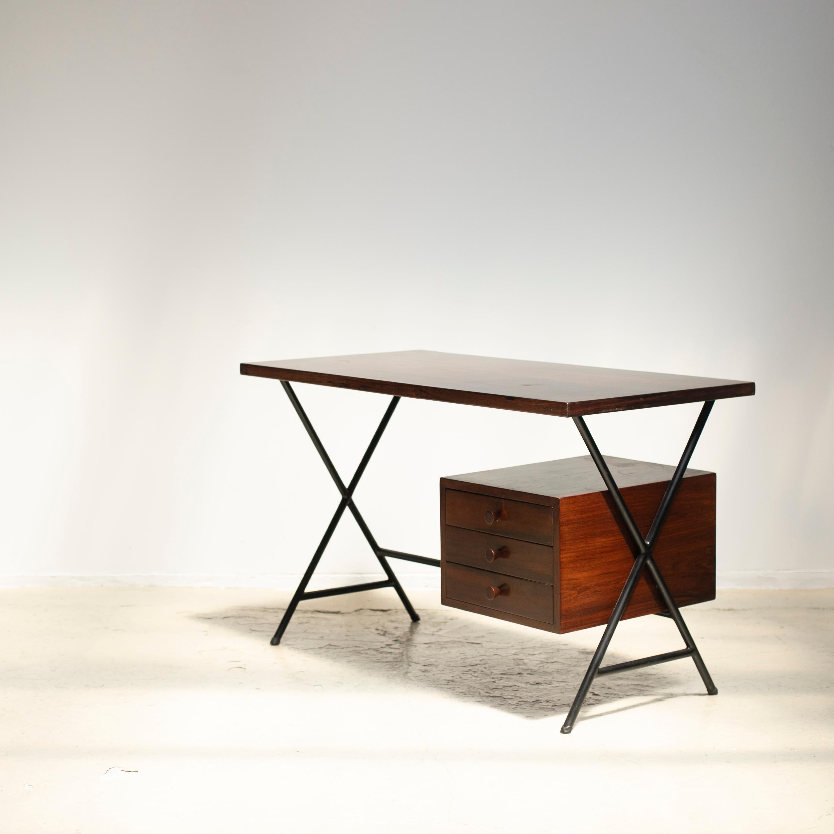 Brazilian Lina Bo Bardi Writing Desk for Studio d'Arte Parma