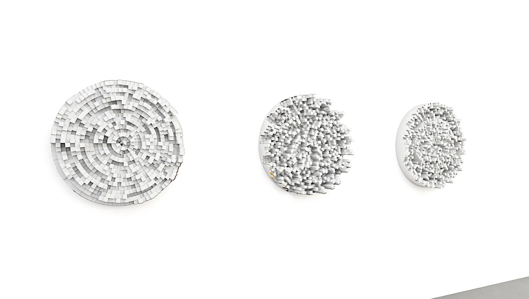 Mandala, OM Collection (Gayatri Mantra) - Sculpture by Lina Condes