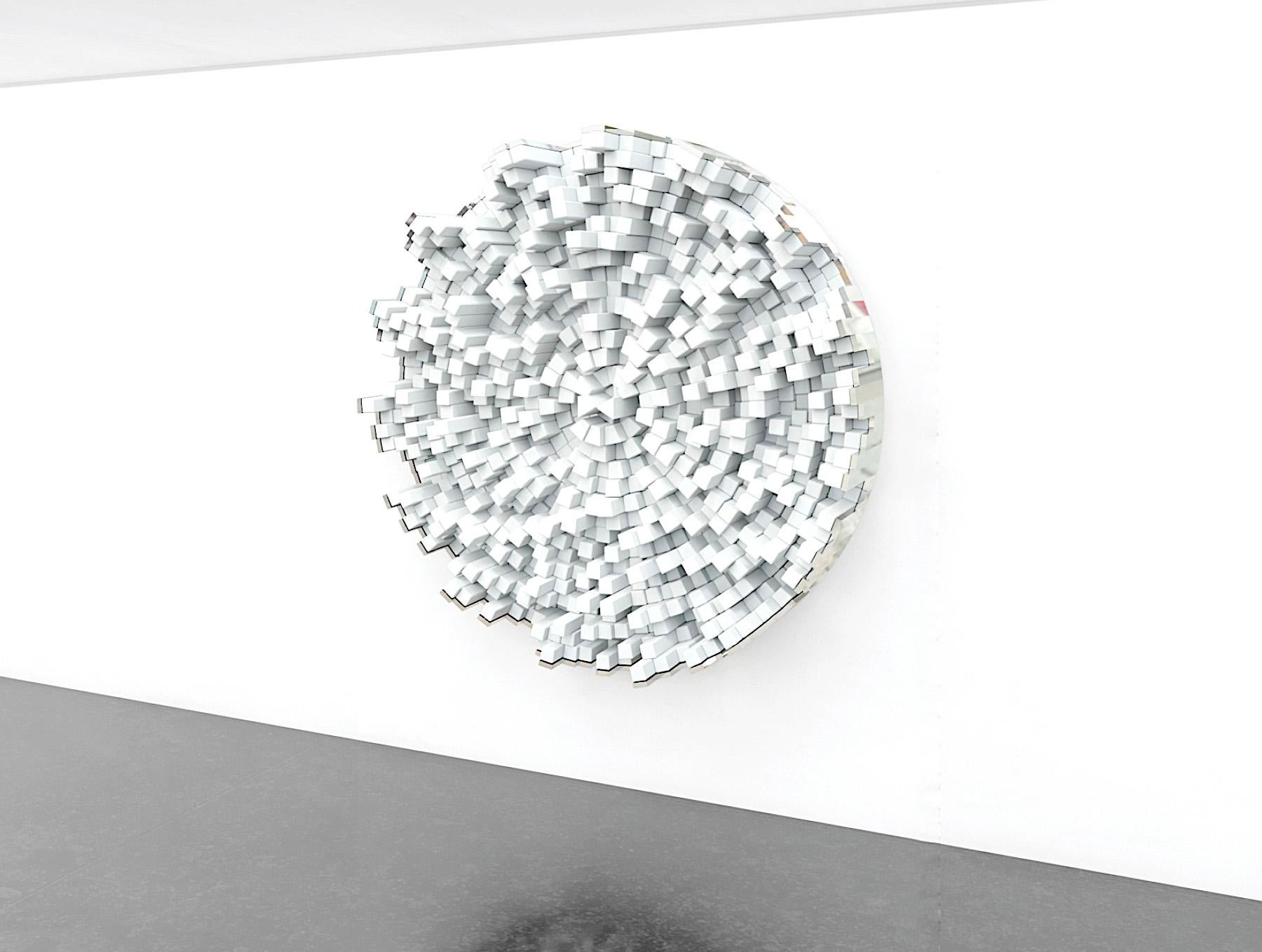 Lina Condes Figurative Sculpture - Mandala, OM Collection (Maha Mrityunjaya Mantra)