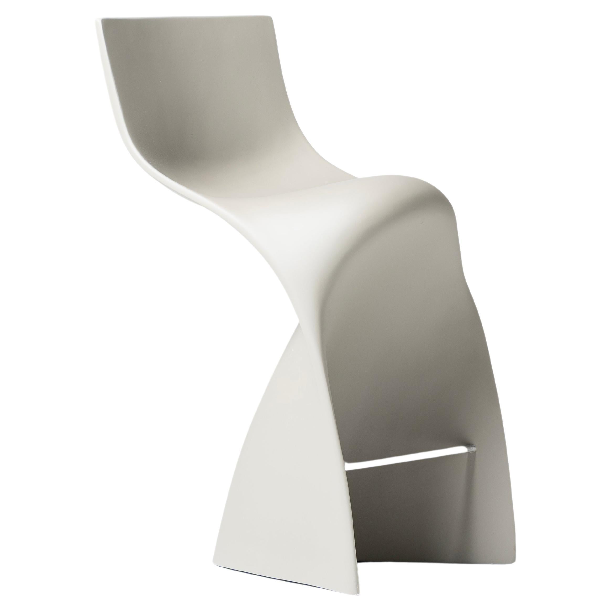 Lina Fiber Counter by Piegatto, a Sculptural Outdoor Stool